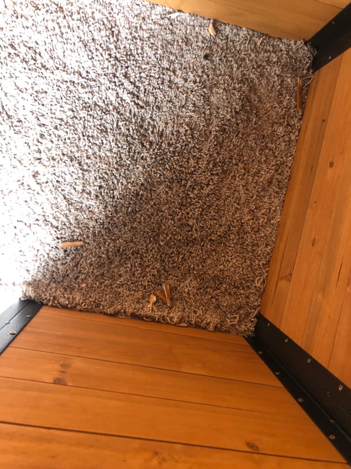 Aivituvin Dog House Outdoor & Indoor Wooden Dog Kennel for Winter with Raised Feet Weatherproof for Small & Medium & Large Dogs,Unique All-Around Iron Frame, (AIR74) customer photo 1