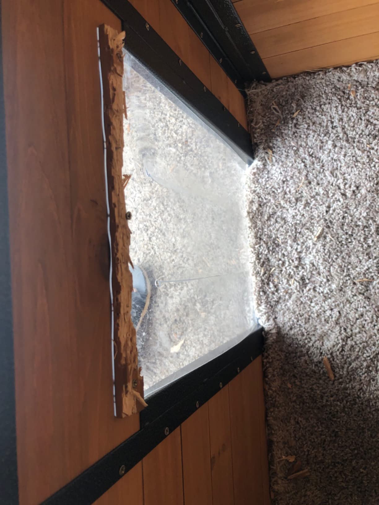 Aivituvin Dog House Outdoor & Indoor Wooden Dog Kennel for Winter with Raised Feet Weatherproof for Small & Medium & Large Dogs,Unique All-Around Iron Frame, (AIR74) customer photo 2
