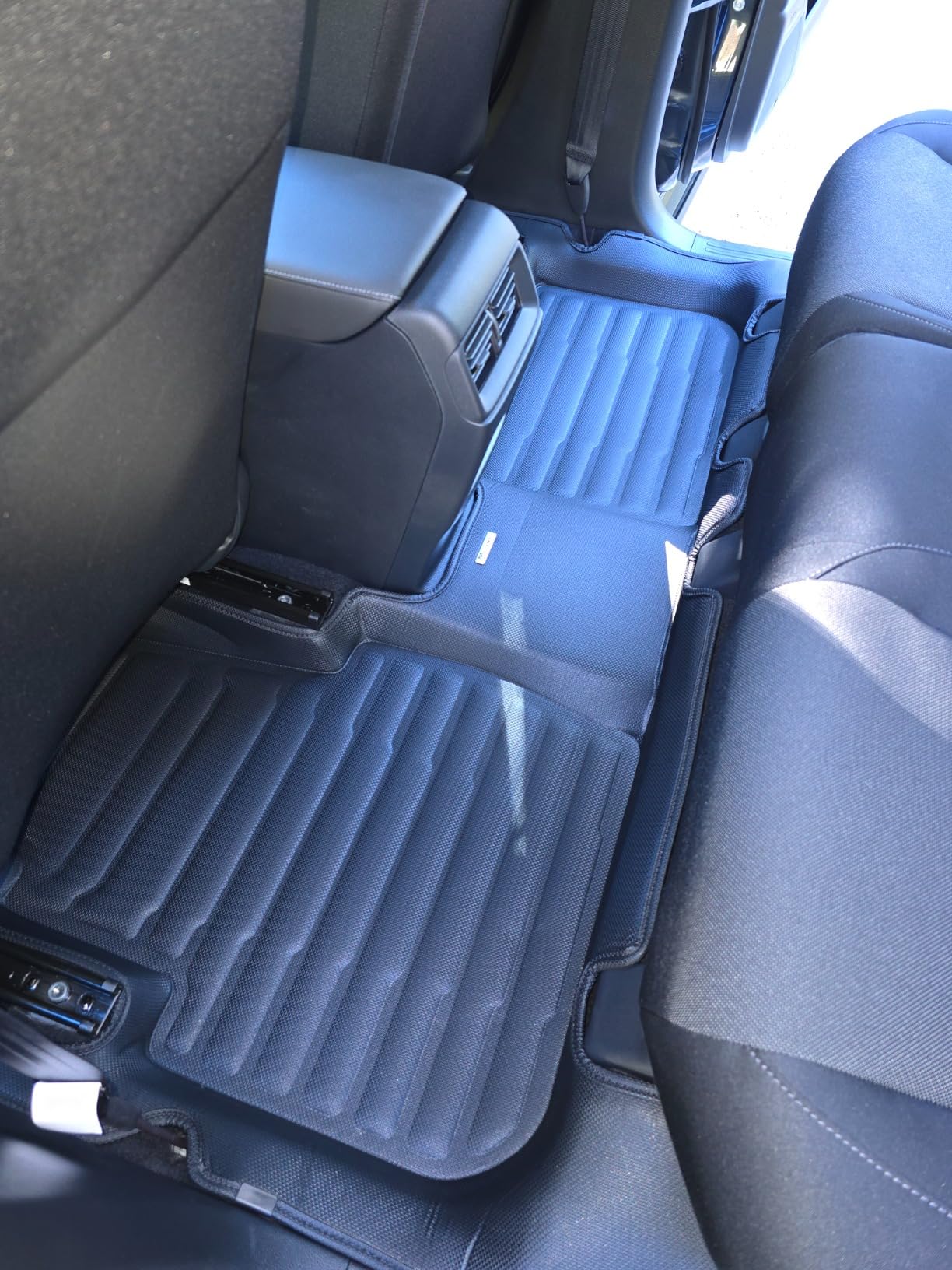 TuxMat - for Honda CR-V 2023-2027 Models - Custom Car Mats - Maximum Coverage, All Weather, Laser Measured - This Full Set Includes 1st and 2nd Rows customer photo 2
