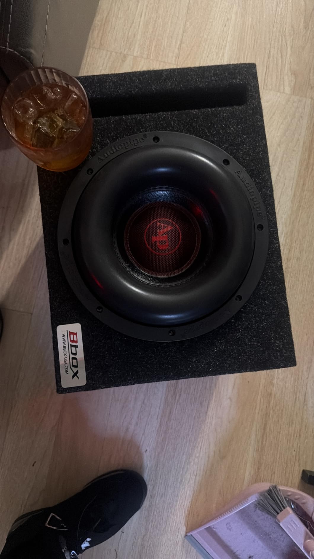 Atrend Bbox Car Pro Audio Speaker Enclosures 10” Single Vented Subwoofer/Speaker Enclosure High Grade MDF – Nickel Finish Speaker Terminals 18 Gauge Audio Cables - Improves Audio Quality, Sound & Bass customer photo 1