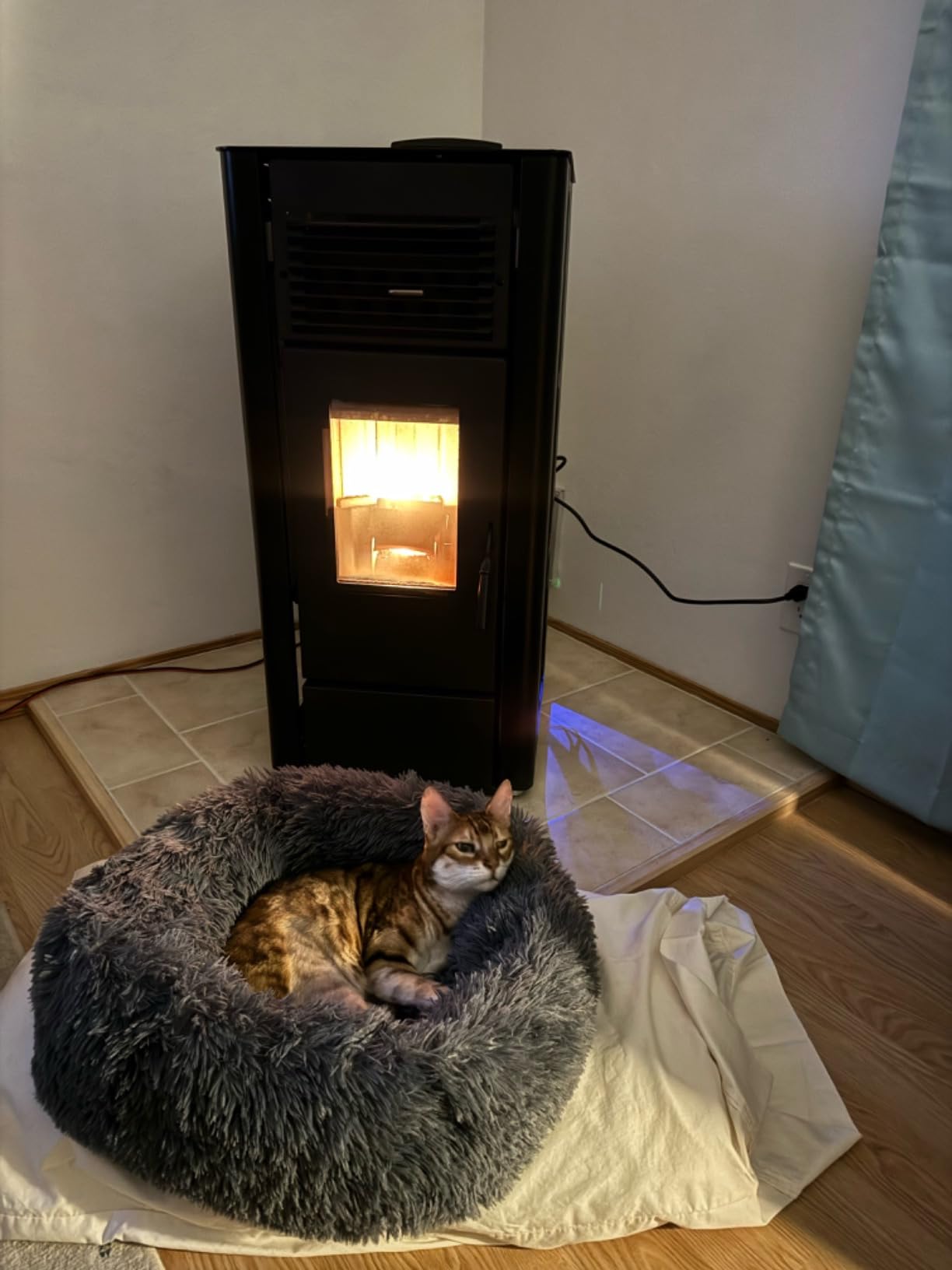 Freedom Stove PS21 Pellet Stove, Red, WiFi Enabled, 5-Yr Warranty customer photo 1