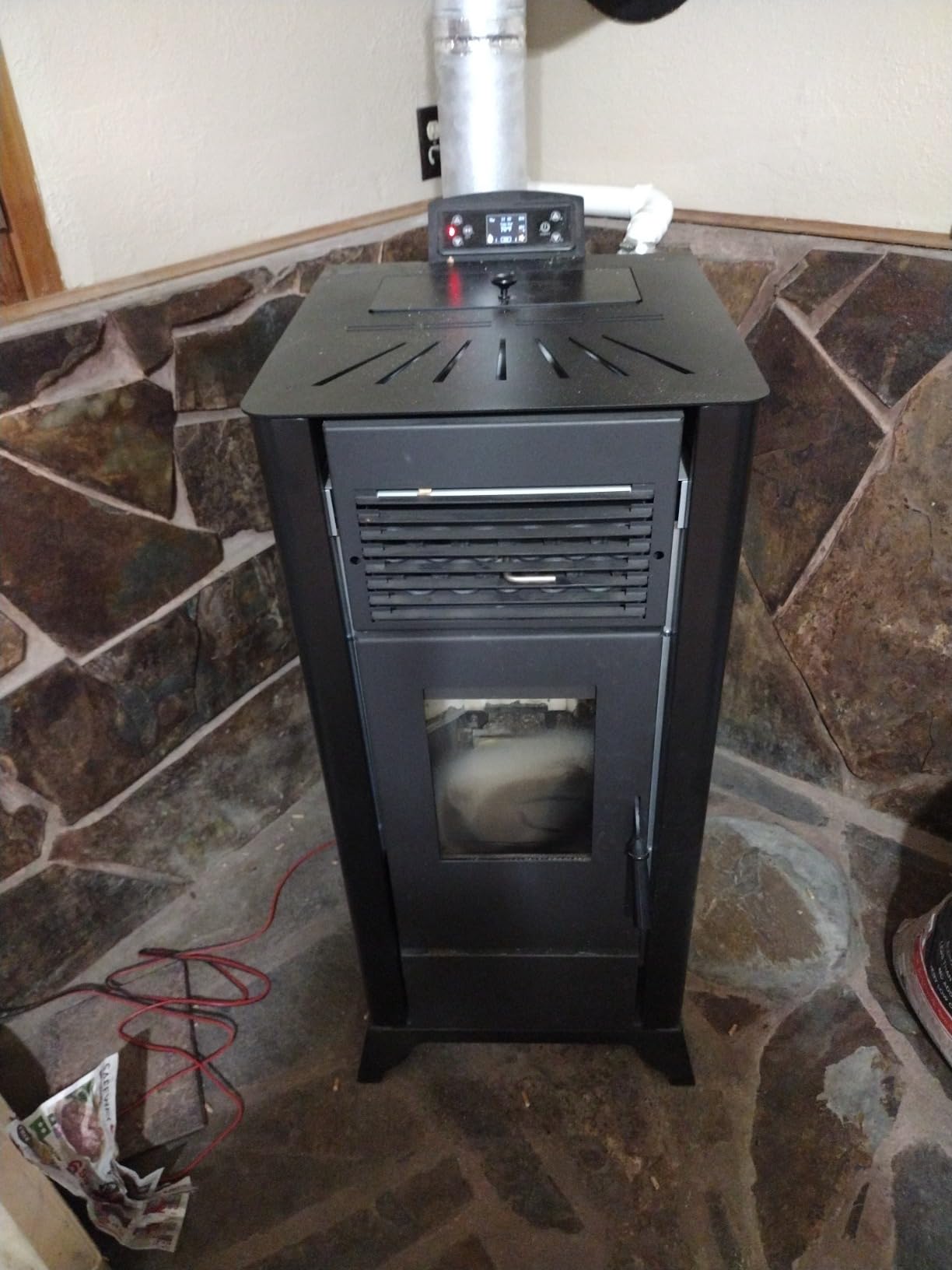 Freedom Stove PS21 Pellet Stove, Red, WiFi Enabled, 5-Yr Warranty customer photo 2
