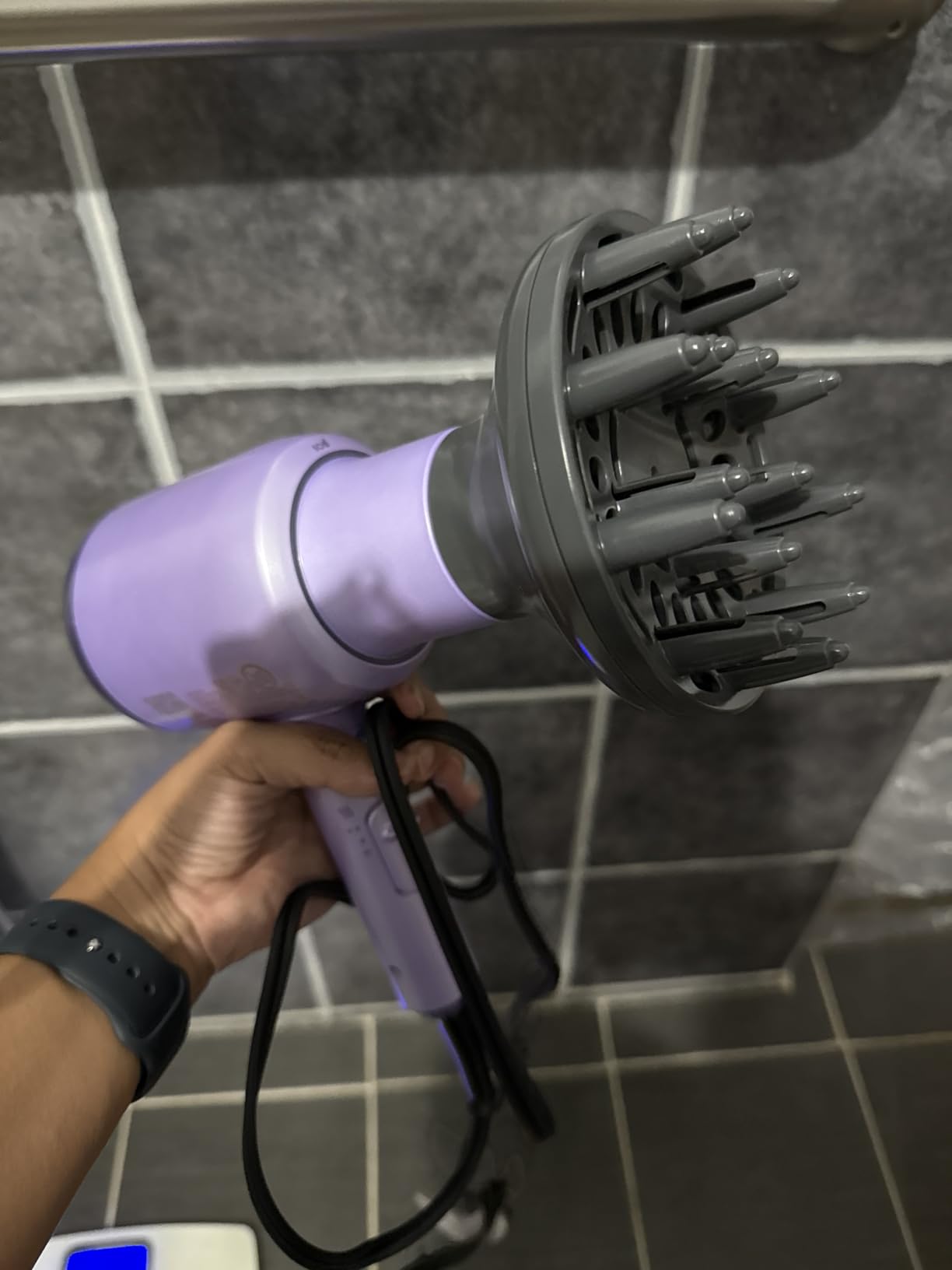 Wavytalk Blown Away Ionic Hair Dryer with Diffuser for Curly Hair customer photo 1