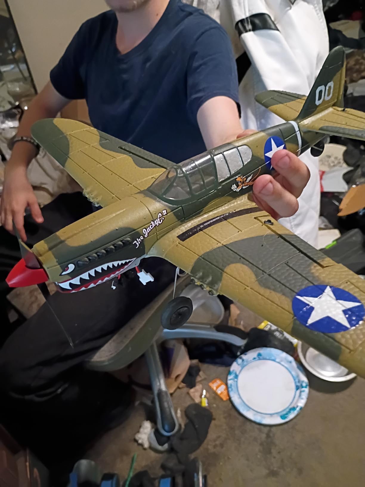 volantexrc RC Plane, 4CH Remote Control Airplane for Beginners & Adults | A6M Zero WWII RC Airplane, Aileron, 2.4Ghz, Xpilot Self Righting, One Key Aerobatic, Gifts for Adults customer photo 2