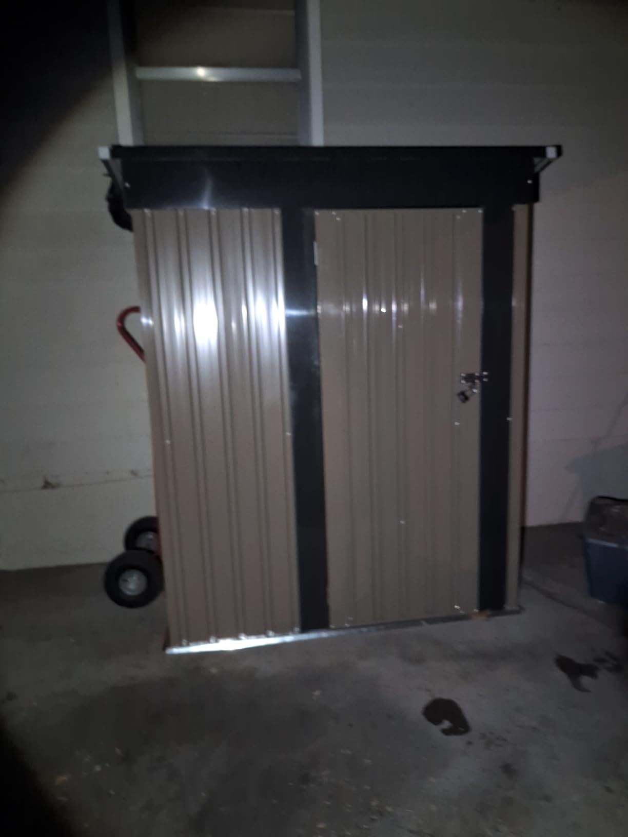 Patiowell 5x3 FT Outdoor Storage Shed, Brown customer photo 1