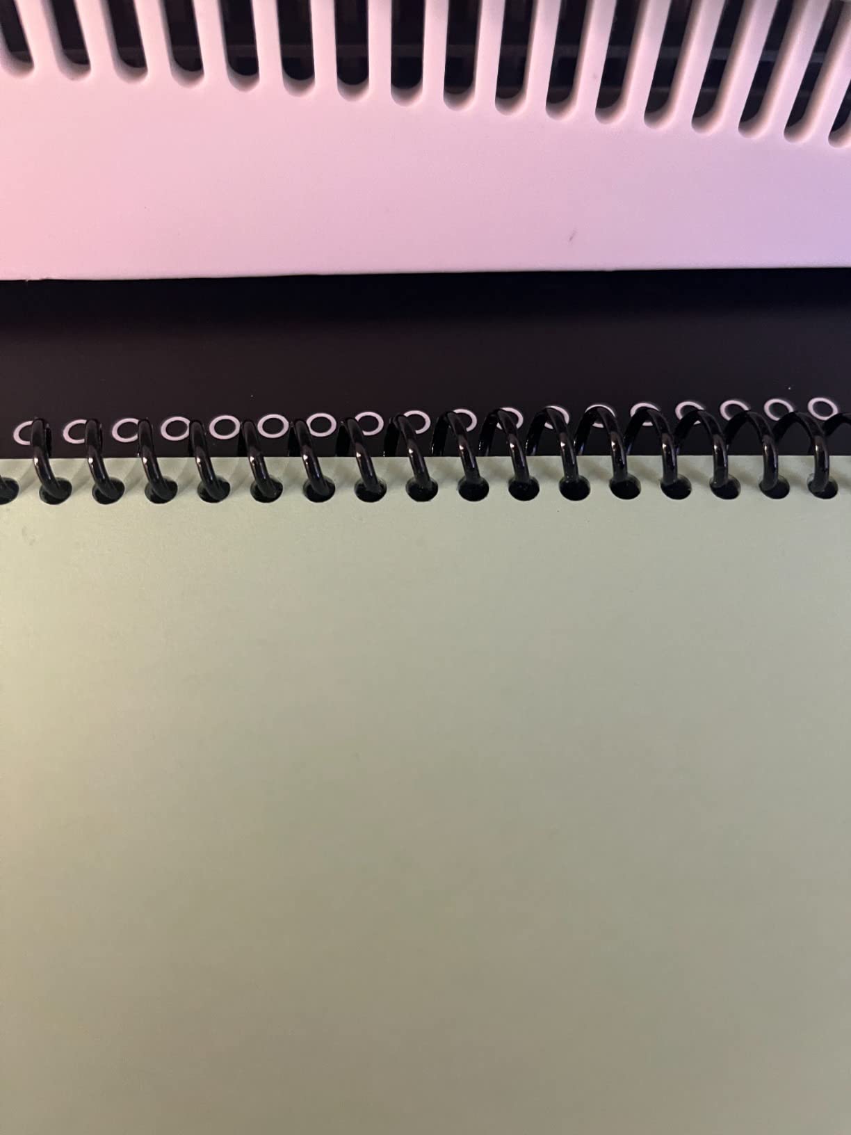 MAKEASY Spiral Coil Binding Machine with 46 Fully Disengaging Pins - 4:1 Pitch - Electric Coil Inserter - Adjustable Side Margin, Comes with Free 1 Box Coil Spines & Plier, 20 Sheet Punch Capacity customer photo 2