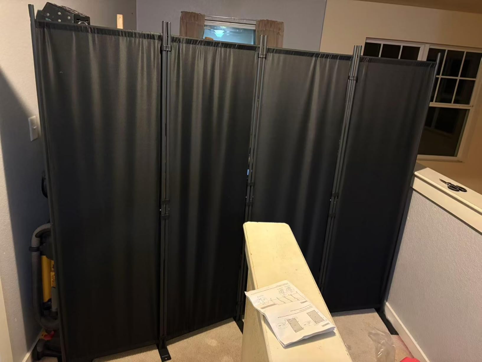 Room Divider 4 Panel-88''Wide,6FT Room Dividers and Folding Privacy Screens customer photo 1