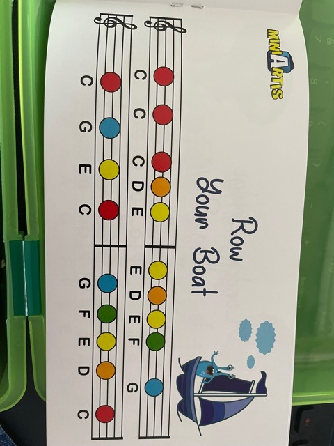 Glockenspiel Xylophone for Kids Colorful 25 Notes with 30-Song Songbook customer photo 2