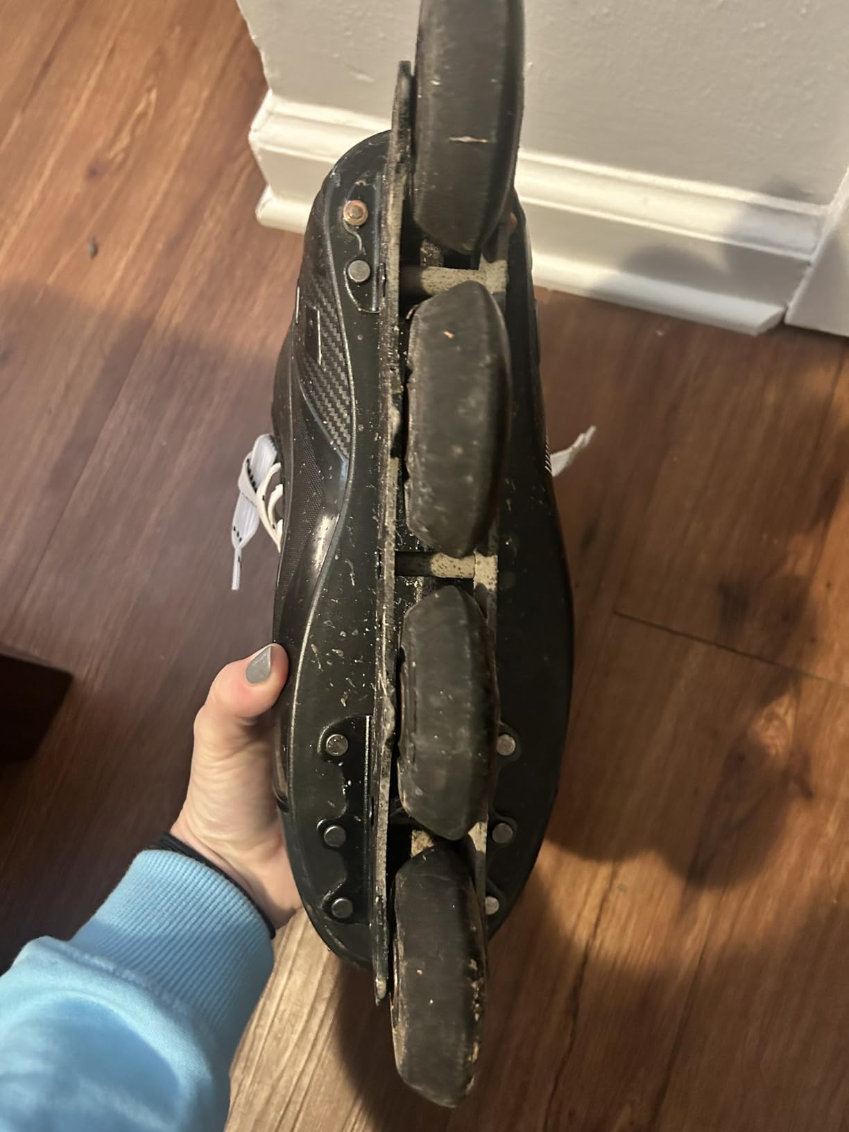 TronX Stryker 3.0 Senior Adult Junior Kids Inline Roller Hockey Skates, New Model customer photo 1