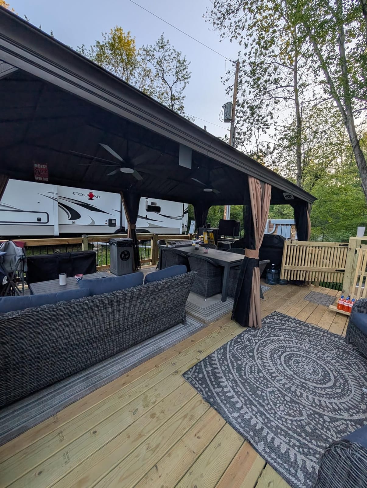 PURPLE LEAF Patio Hardtop Gazebo 10' x 12' Bronze 4.7