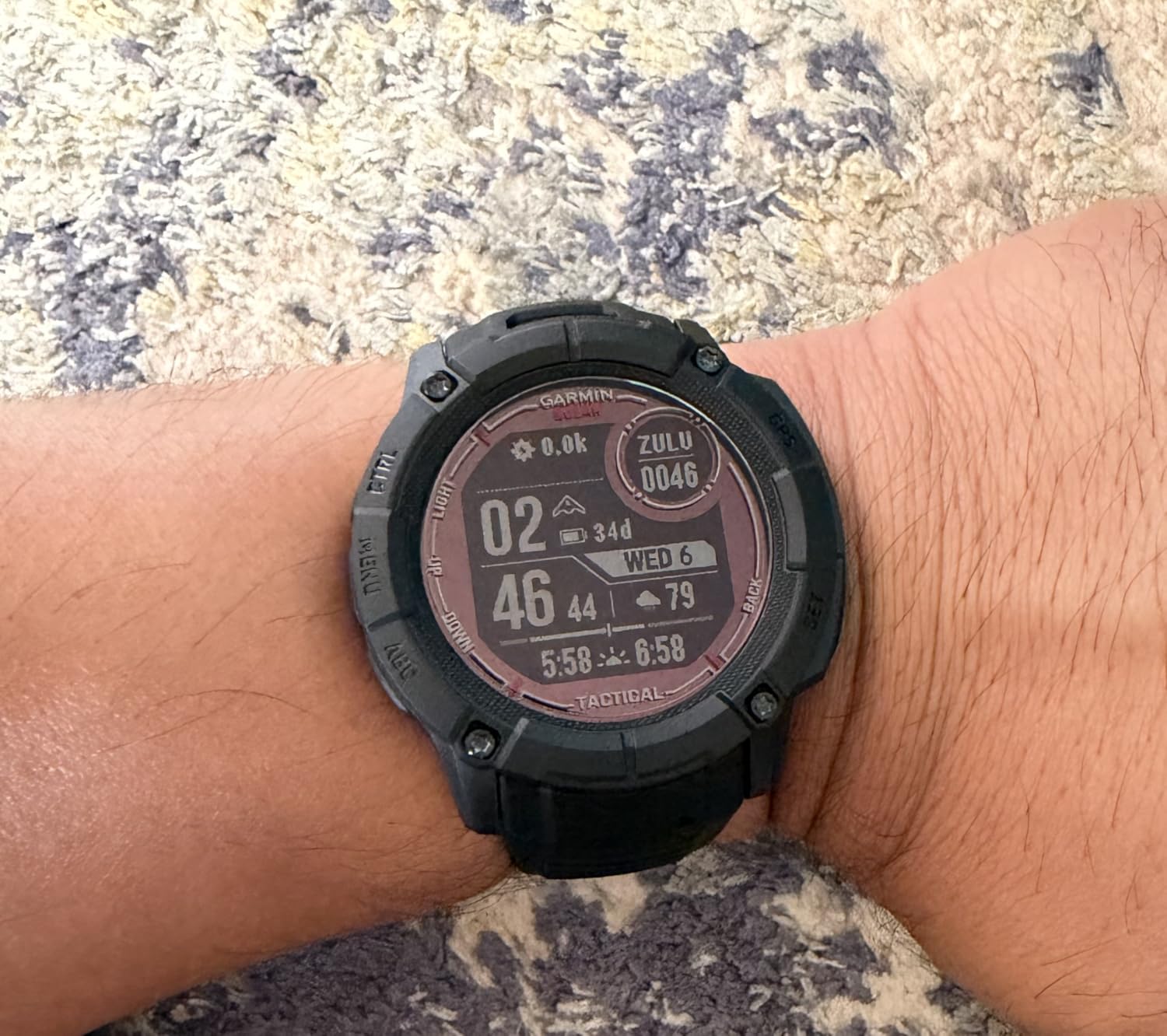 Garmin Instinct® 2X Solar Tactical, Rugged Outdoor Smartwatch, 50mm, Black customer photo 2