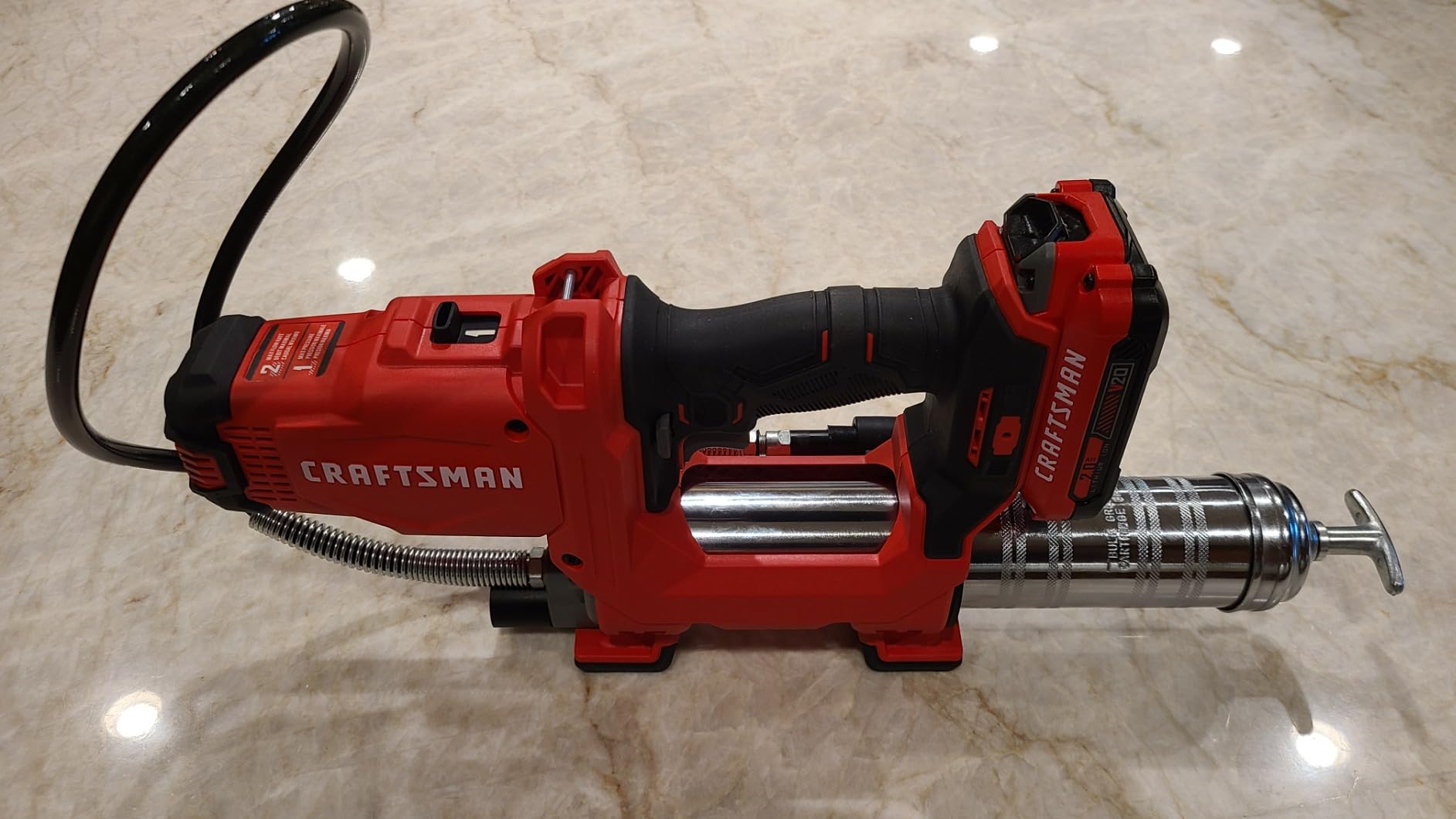 CRAFTSMAN V20 Grease Gun Kit, Electric Grease Gun Cordless, 40