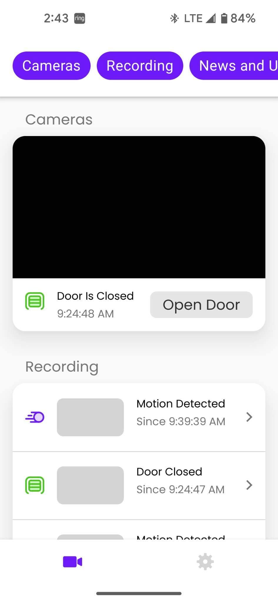 OCCHI Smart Garage Door Opener with Camera, Smart Garage Control, Security+ 2.0 Compatible, Detects Open/Close Status, Support Yellow&Purple Button, 2.4Ghz WiFi, No Monthly Fee, Compatible with Alexa customer photo 1