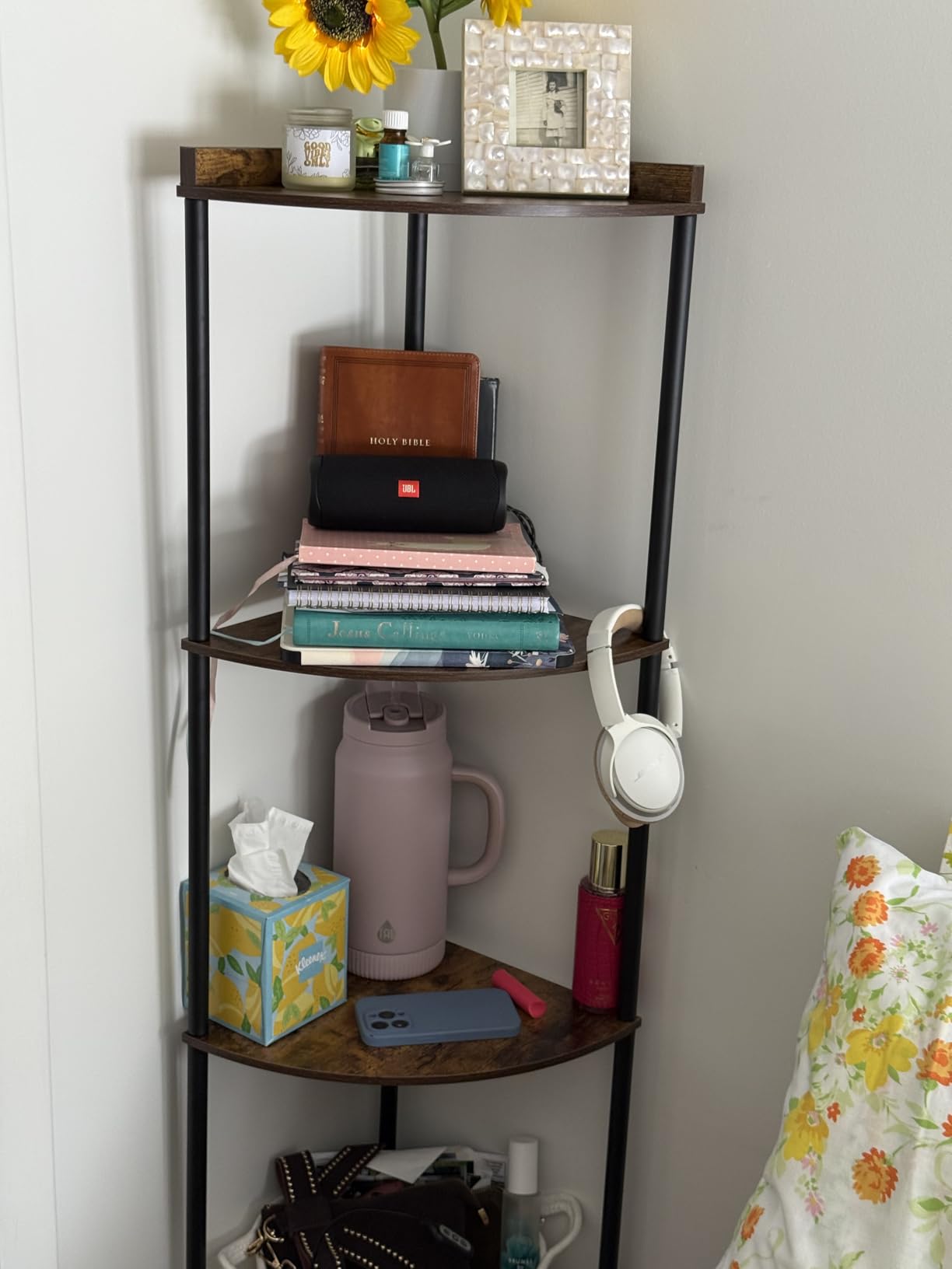 SUNMORY 5 Tier Corner Shelf, 65