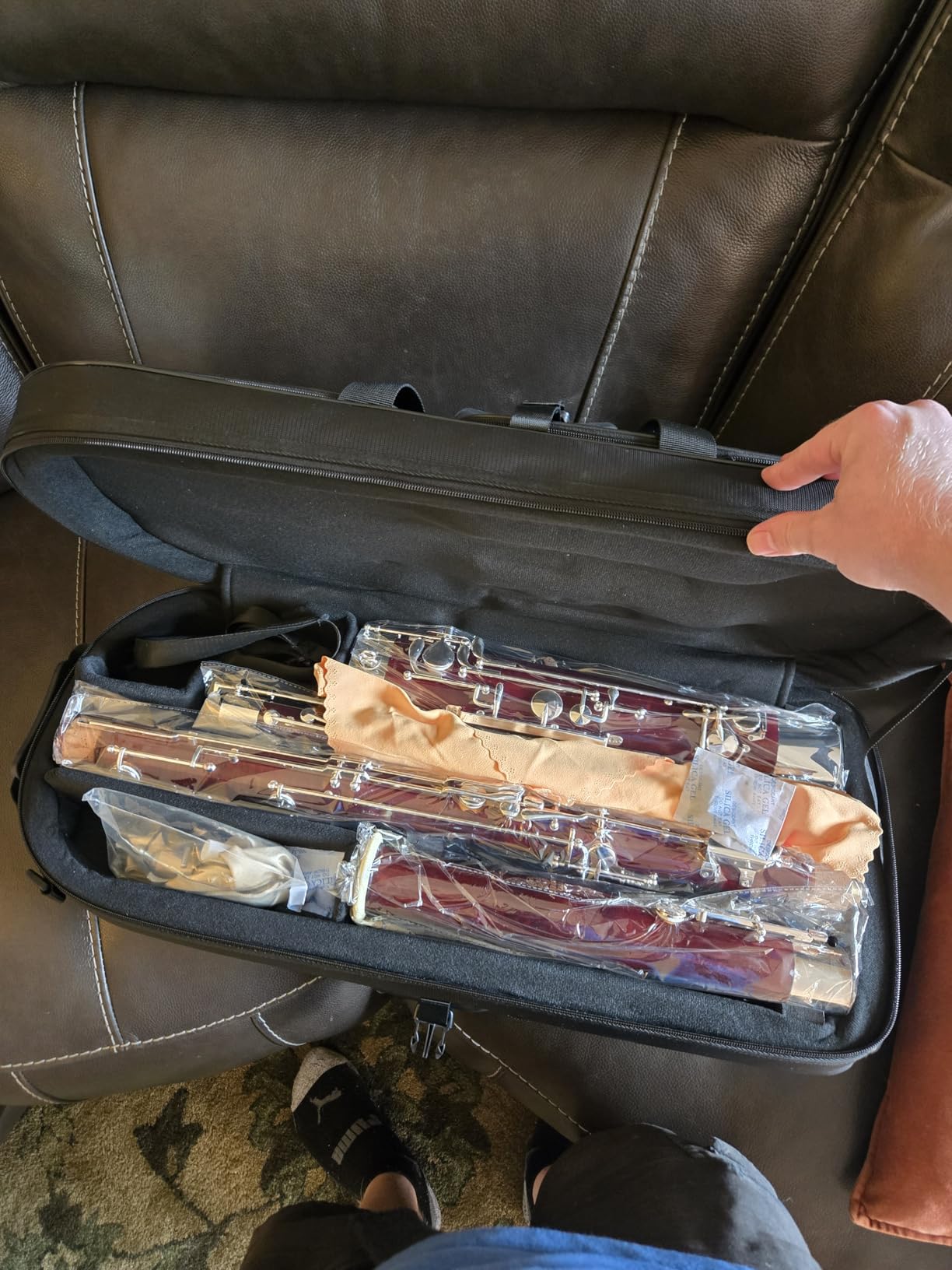 BNS-M c key student bassoon adult maple wood bassoon instruments customer photo 2