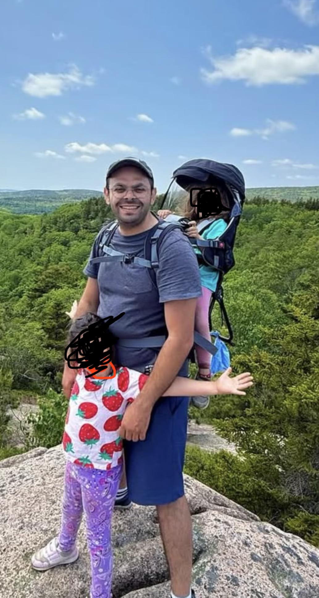 besrey Toddler Hiking Backpack Carrier - Adjustable Padded Shoulder Straps | Baby Backpack Carrier with Large Storage Space, Sunshade and Raincover, Safety 3-Height Seat, Comfortable and Lightweight customer photo 2