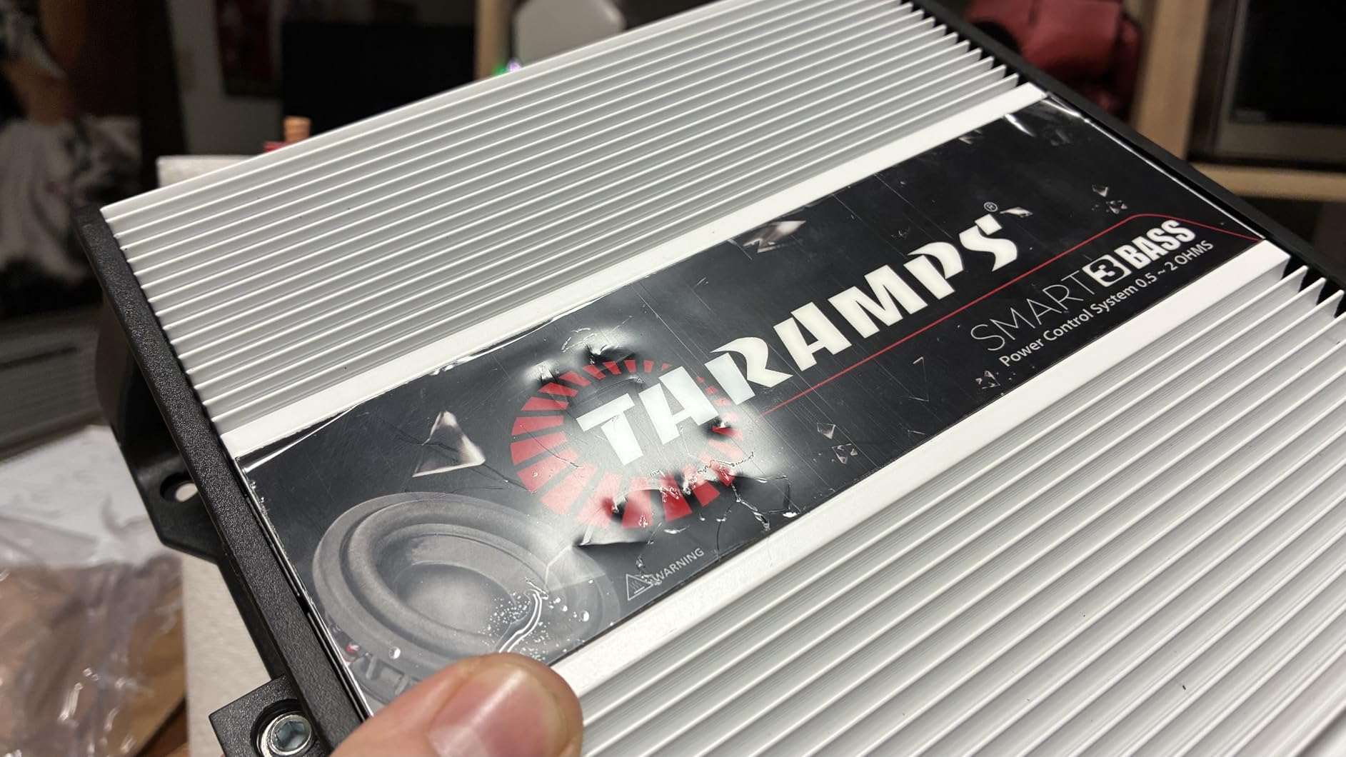 Taramps Smart 3 Bass 0.5 to 2 Ohms 3000 Watts RMS, Multi Impedance, 1 Channel, Amplifier for Car Subwoofer, High Power Class D, Mosfet Monoblock Digital, Smart 3k, Crossover Low Pass with Bass Boost customer photo 1