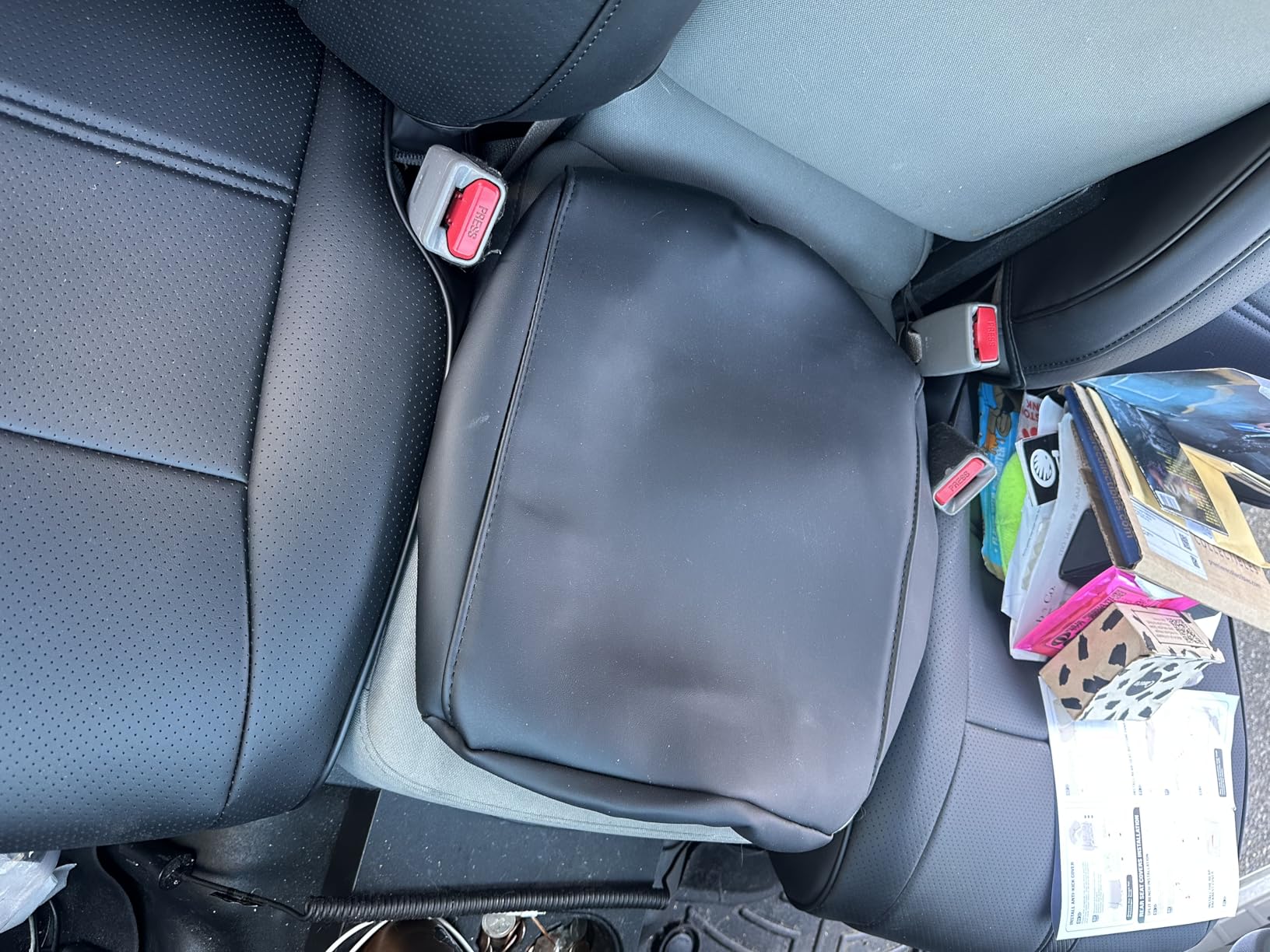 for Ford F150 Seat Covers 2015-2023 2024 2025 2026,Full Set Leather Waterproof Black Trucks Pickup Seat Covers Custom Fit for Ford F150 Accessories,Car Seat Cover for SuperCrew/CrewCab(XL,XLT) customer photo 1