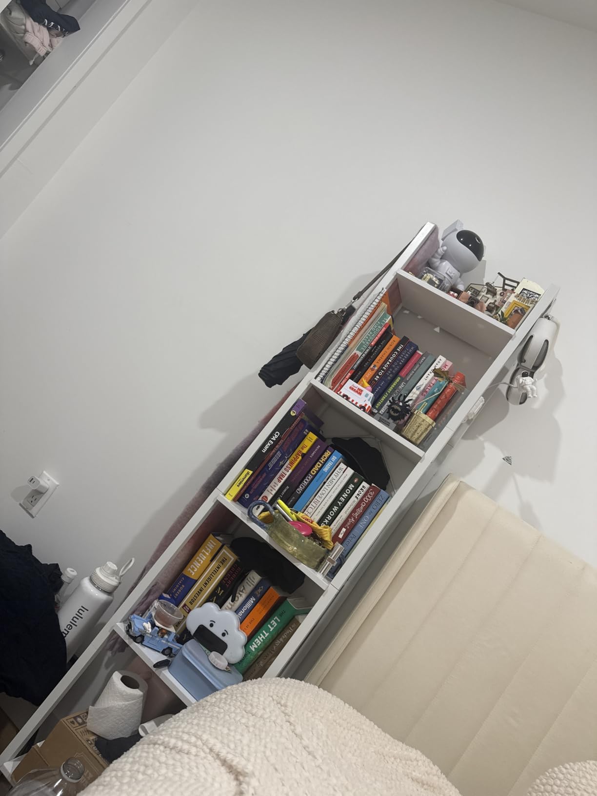Hzuaneri Ladder Shelf, Bookshelf, Freestanding Corner Storage Shelf customer photo 2