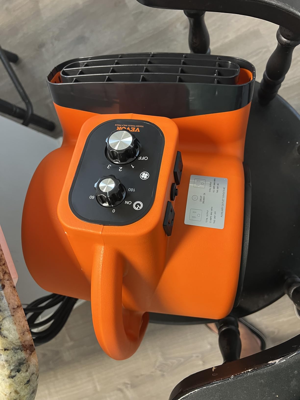 VEVOR Air Mover, 1/4 HP 1000 CFM Carpet Dryer for Cooling and Ventilating customer photo 1