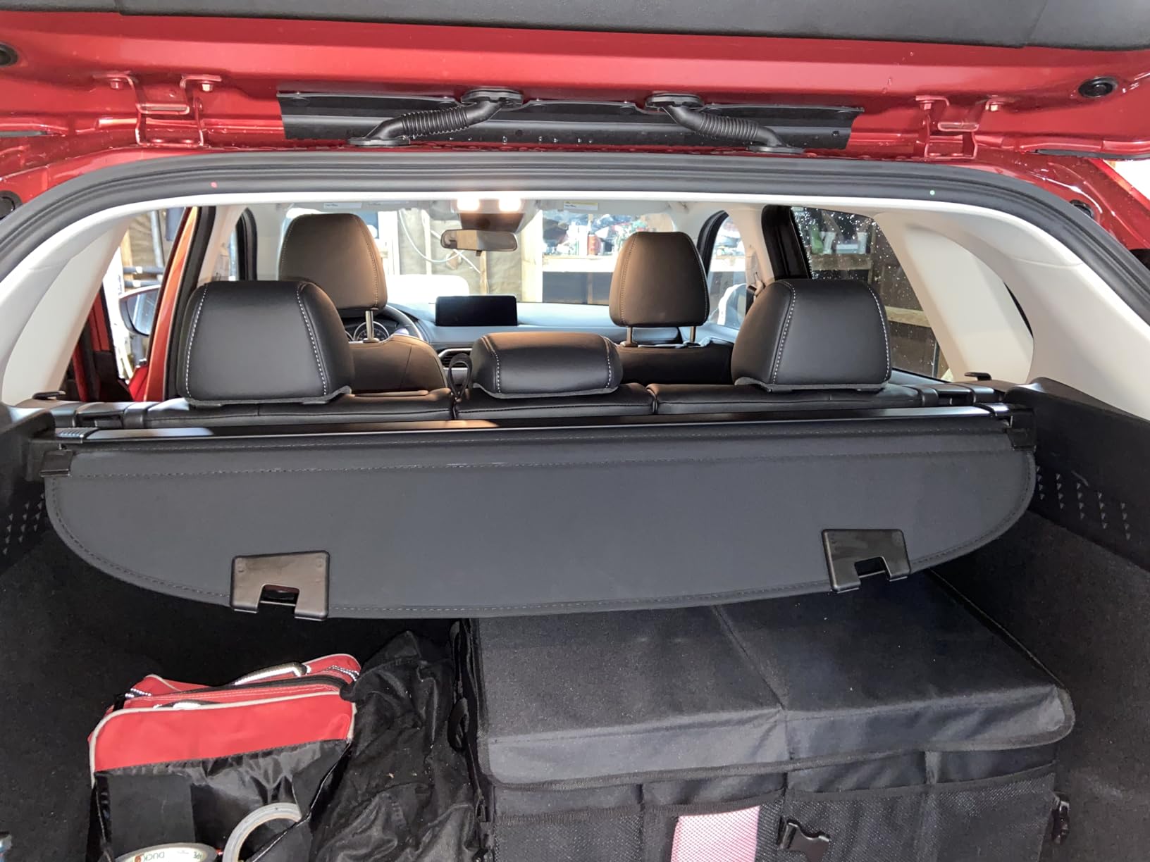 D-Lumina CX5 Cargo Cover - Compatible with Mazda CX-5 2017 2018 2019 2020 2021 2022 2023 2024 2025 - Retractable Rear Luggage Trunk Security Covers Protector Anti Theft Shield Shade, Canvas customer photo 1