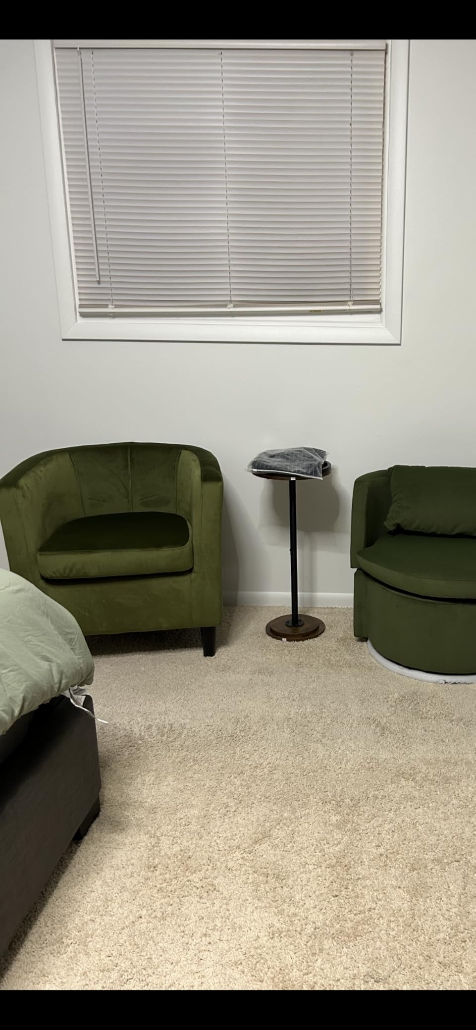 Yaheetech Barrel Accent Chairs Set of 2, Modern Armchairs, Brown customer photo 1