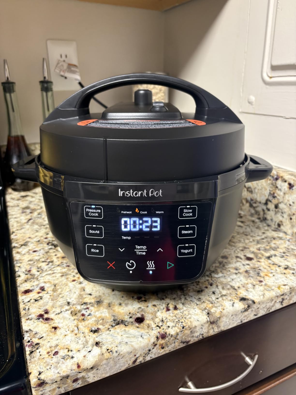 Instant Pot 7.5QT RIO Wide, 7-in-1 Electric Multi-Cooker, Pressure Cooker, Slow Cook, Rice, Steamer, Saute, Yogurt & Warmer, Wide Base, Large Searing Base, WhisperQuiet Steam Release customer photo 2