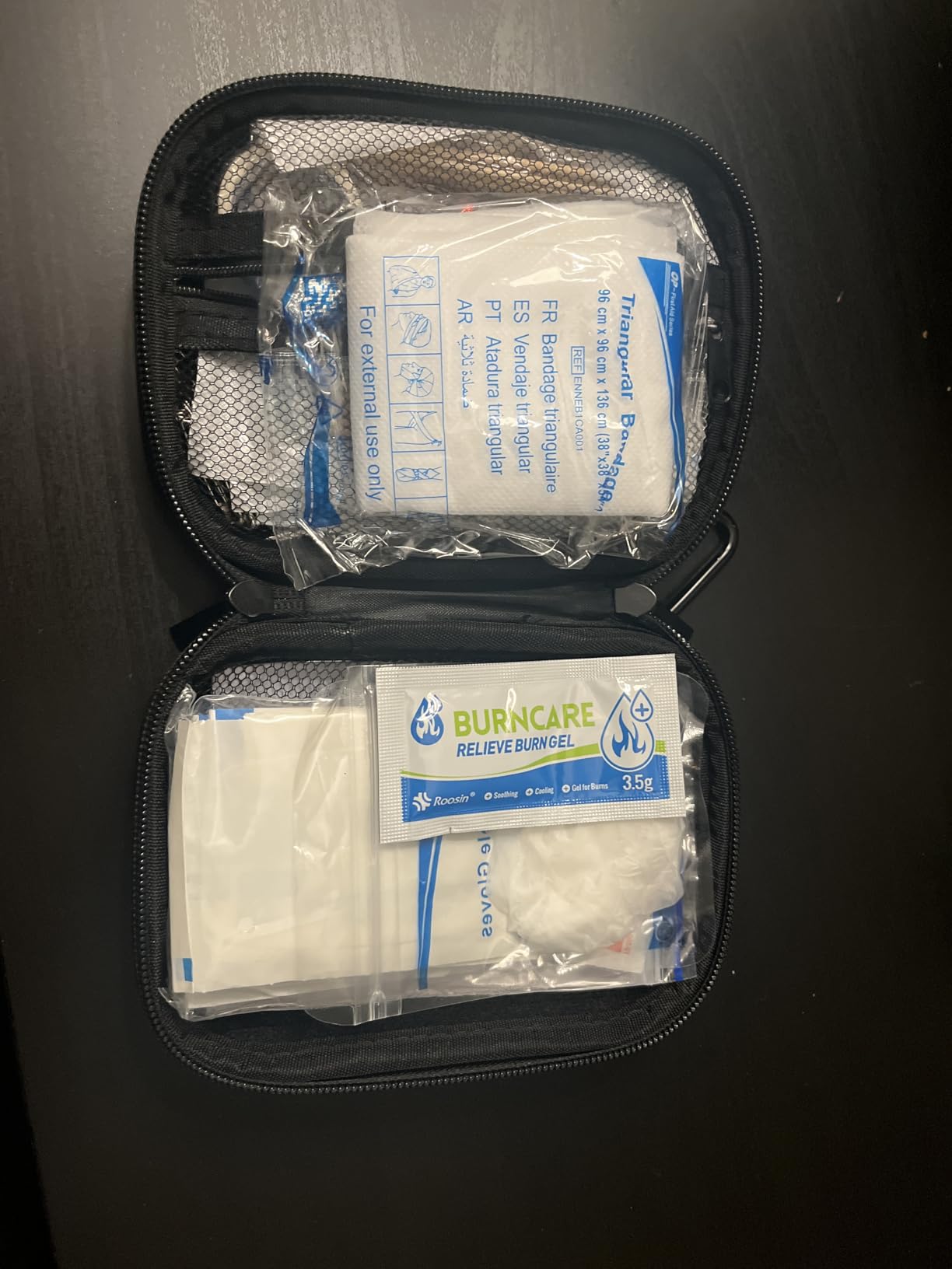 Mini First Aid Kit - 120 Piece Small Waterproof Hard Shell Medical Kit customer photo 2