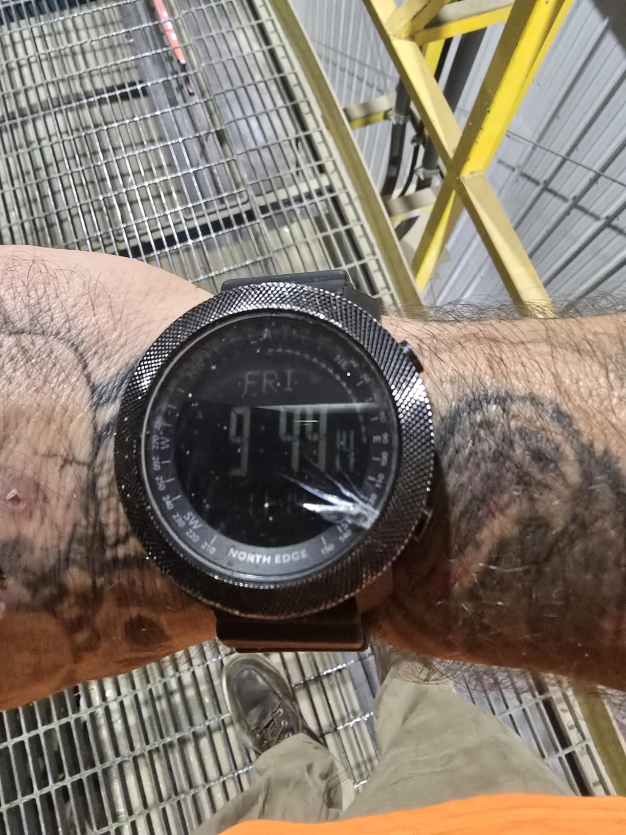 NORTH EDGE Military Watch for Men Large Face Tactical Survival Digital Wrist Watch with Altimeter, Compass, Barometer, Waterproof, Pedometer for Outdoor Sports & Hiking (Apache) customer photo 1
