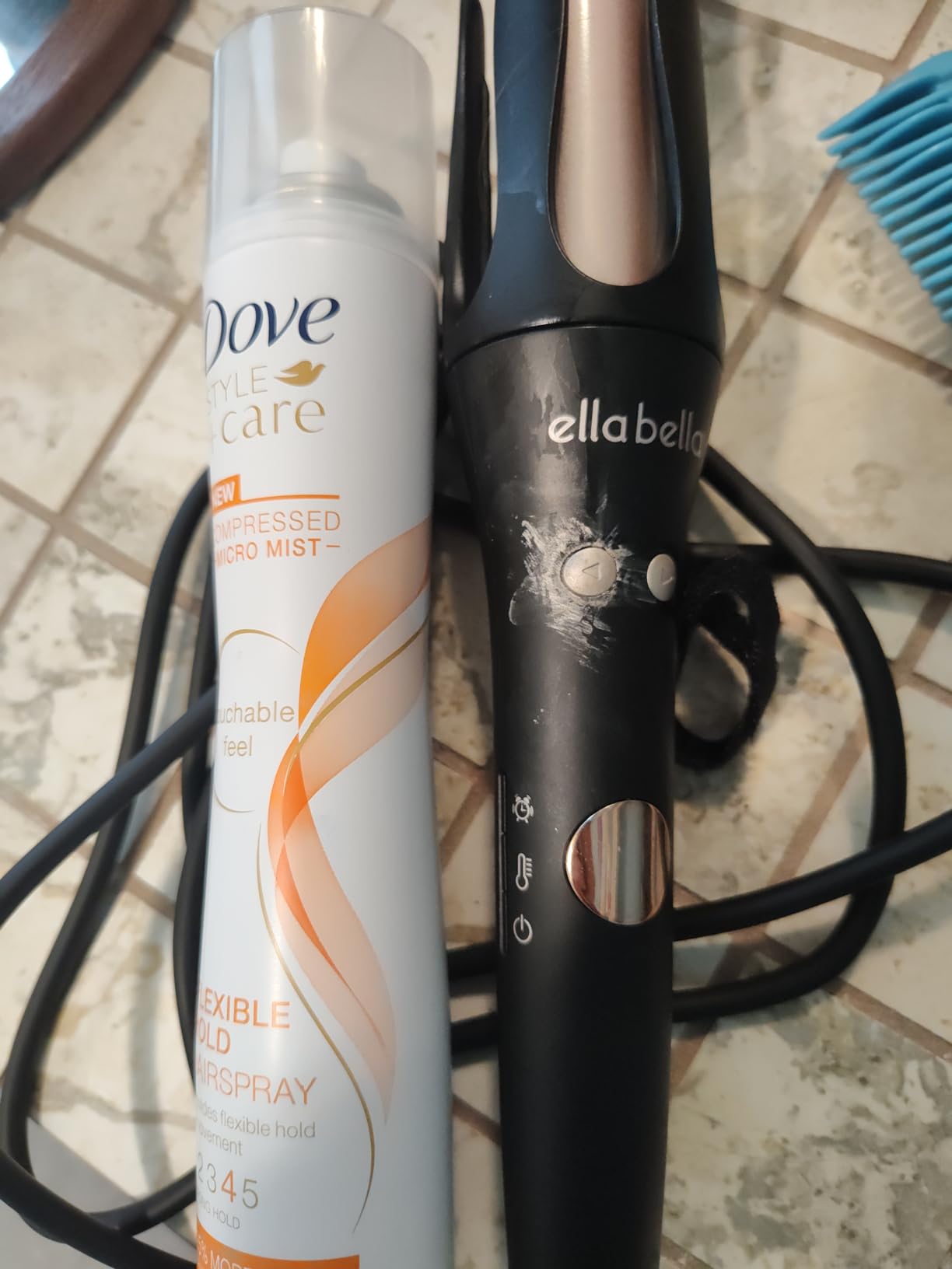 ELLA BELLA® Automatic Rotating Curling Iron, Auto Hair Curler for Long Hair customer photo 2