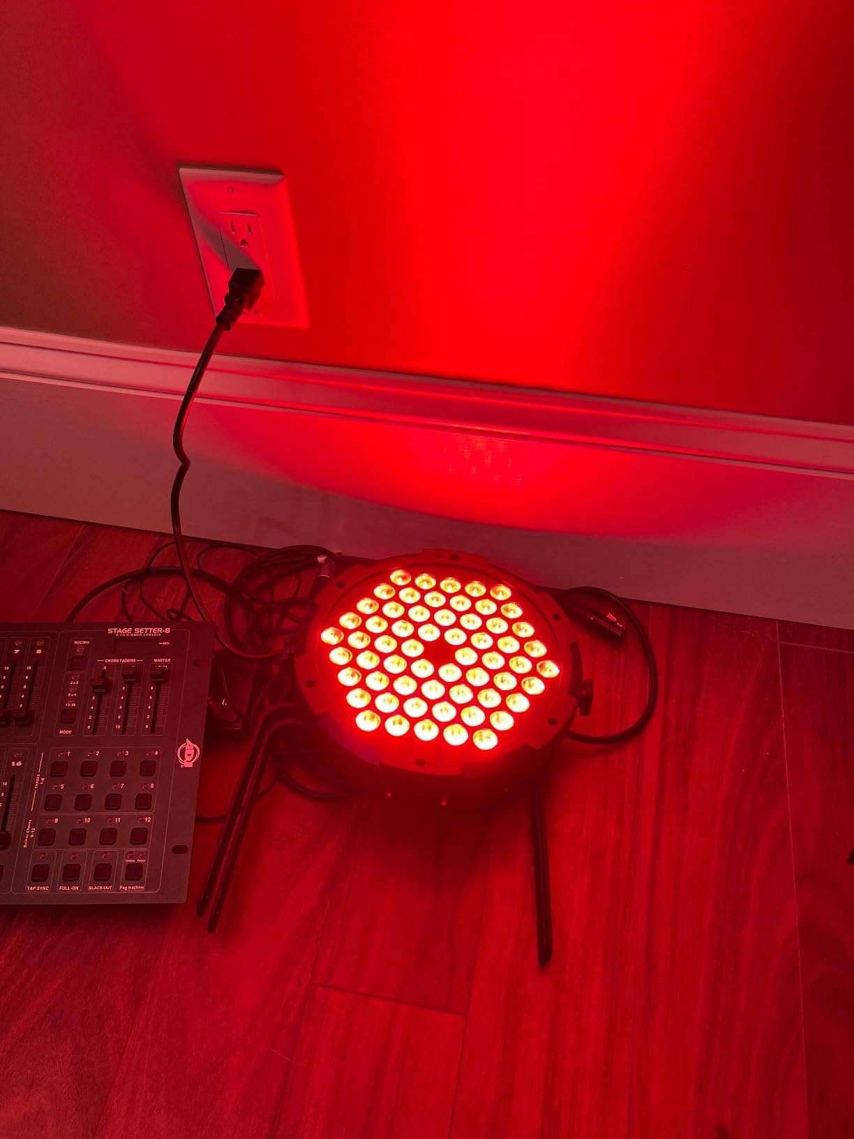 90W 60LED Dimmable Stage Par Light by Remote & DMX Control - 2Pack customer photo 1