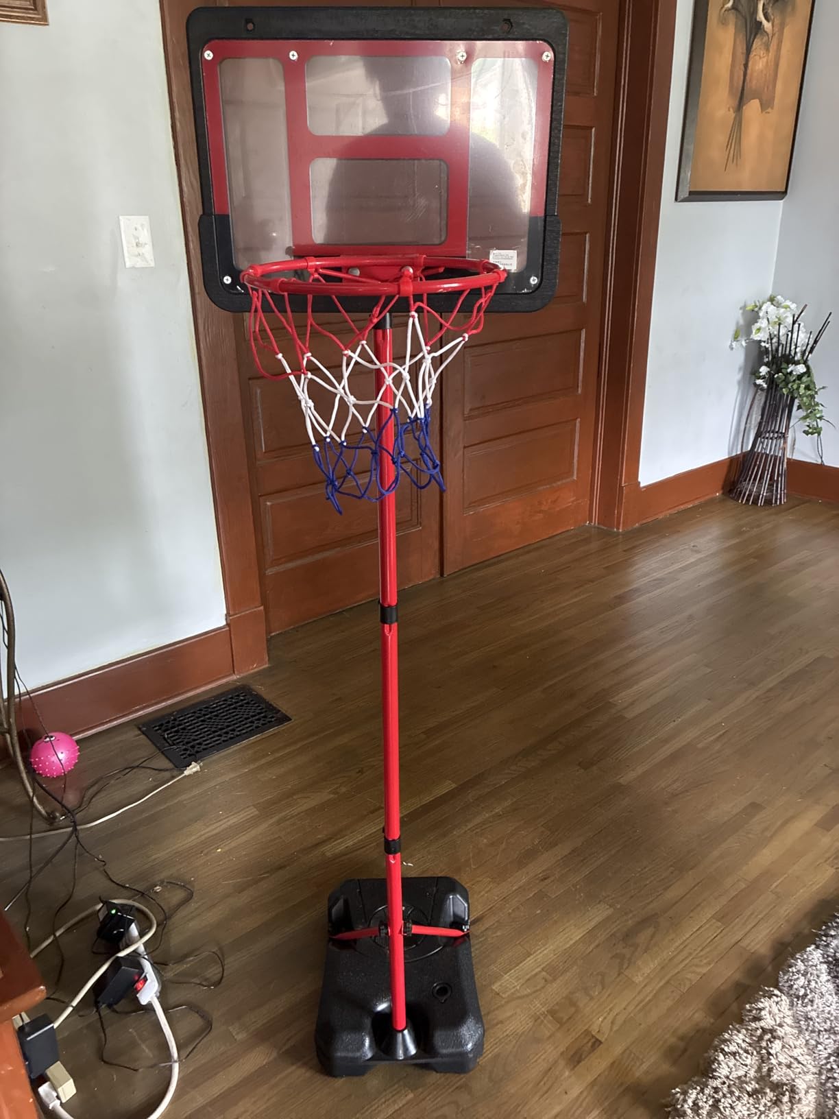 Kids Basketball Hoop, Adjustable Height Toddler Basketball Hoop Indoor Toys customer photo 1