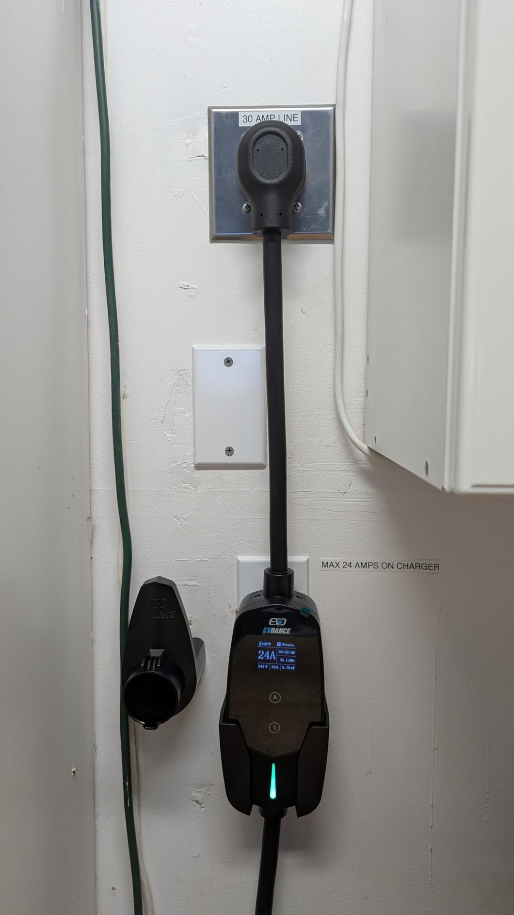 EVDANCE Level 2 EV Charger (32Amp, 240V, NEMA 14-50P), 7.68kW Fast Portable & Home Electric Car Charger with 25ft Cable, Adjustable Current/Delay Chargin for J1772 EVs customer photo 1