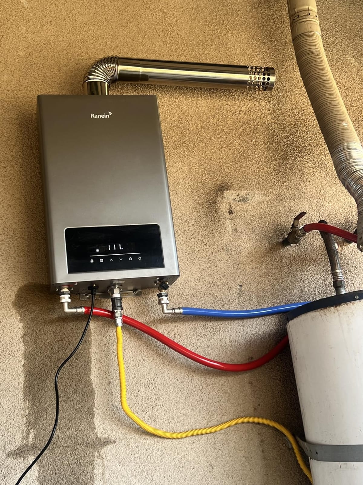 Ranein Propane Gas Tankless Water Heater, 4.3 GPM, 100,000 BTU, Indoor customer photo 1