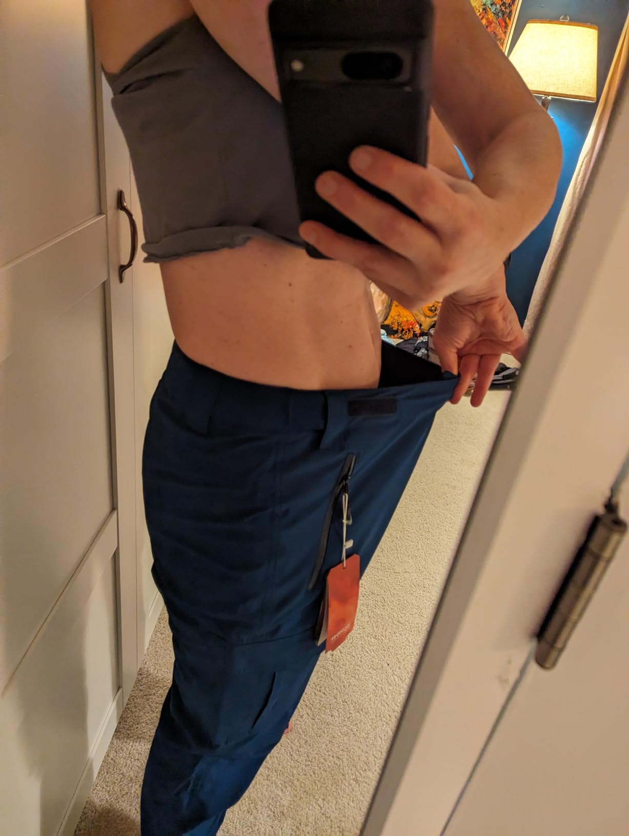 33,000ft Women's Rain Pants, Waterproof Lightweight Breathable Rain Overall Hiking Pants customer photo 1