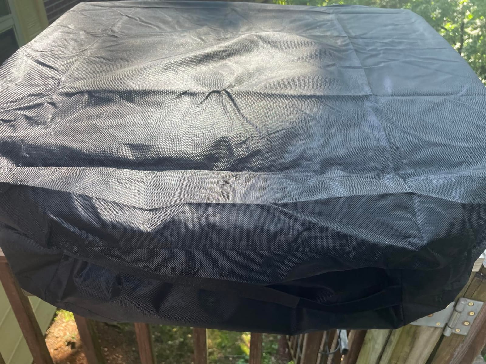 Griddle Cover for Blackstone 22 inch Tabletop Grill with Hood, Cover Only, Complete Propane Protection, Waterproof, UV-Resistant, Windproof Velcro & Drawing, Anti-fade Grill Cover, Outdoor BBQ Guard customer photo 1