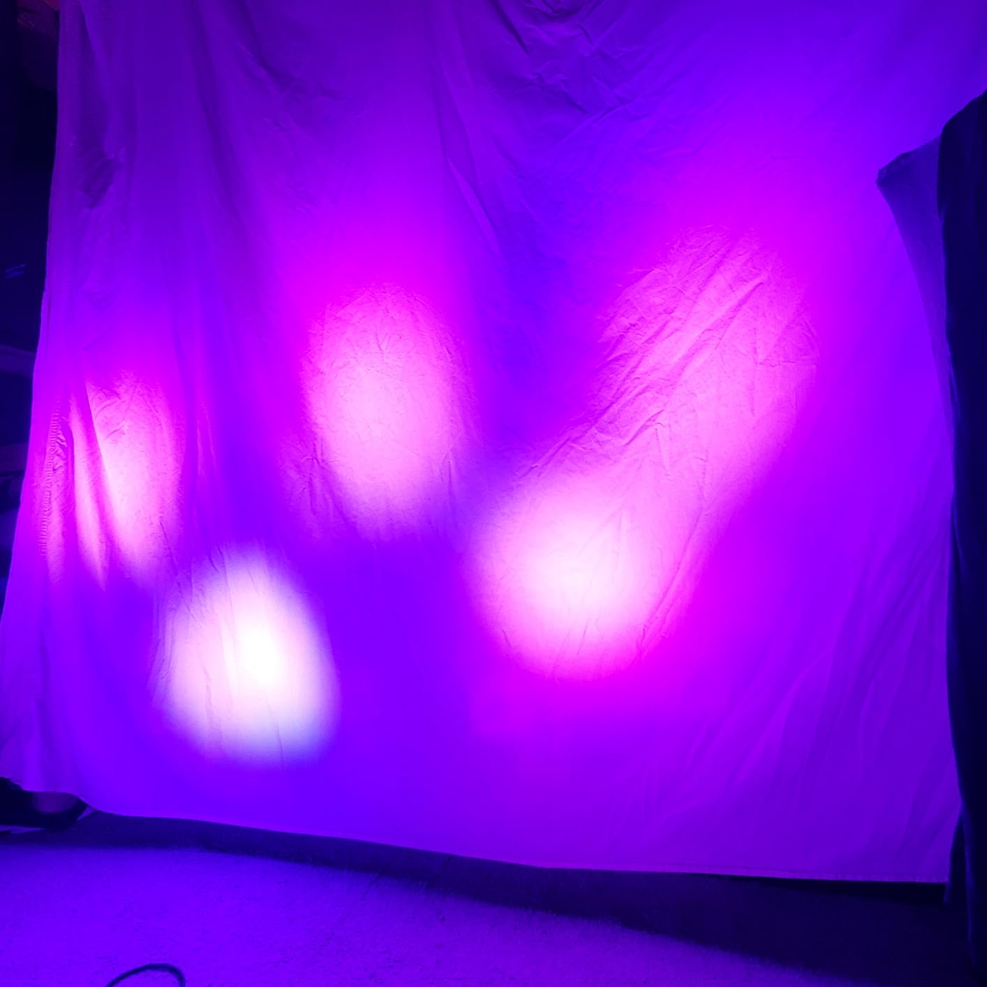Litake DJ Par Lights, RGB 36 LED Stage Lights Sound Activated,Remote & DMX Controlled LED Uplights,7 Modes Uplighting for Dance Party Church Wedding Birthday Holiday Music Show-10 Pack customer photo 1