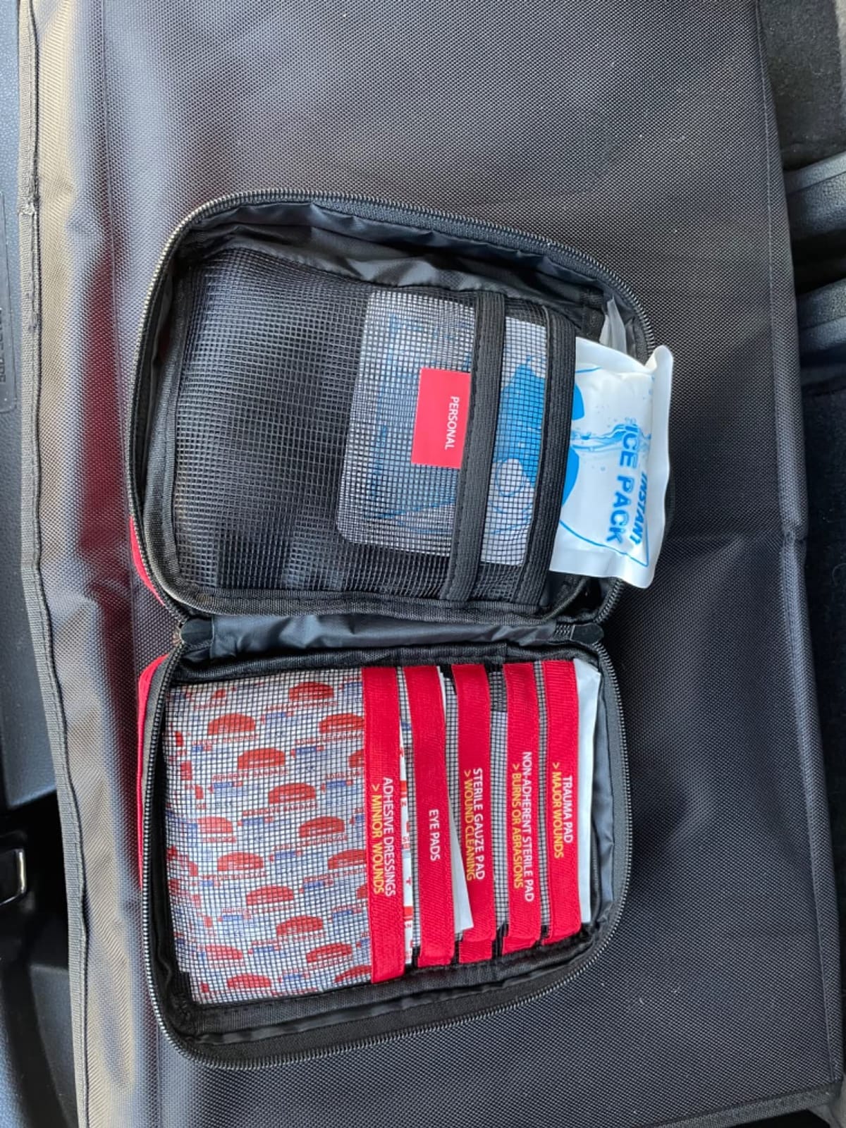 Advanced Comprehensive First Aid Kit with Well Organized Labelled Compartments Removable MOLLE System First Aid Trauma Kits for Car, Home,Camping, Office and etc.-401 Piece customer photo 2