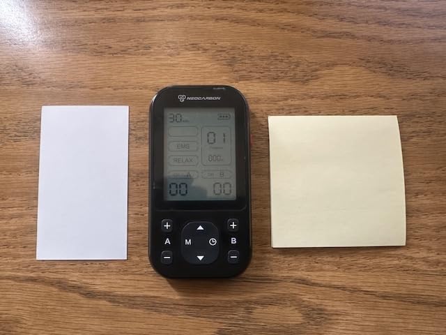 NEOCARBON TENS Unit Muscle Stimulator Pro for Back Pain Relief, Red customer photo 2
