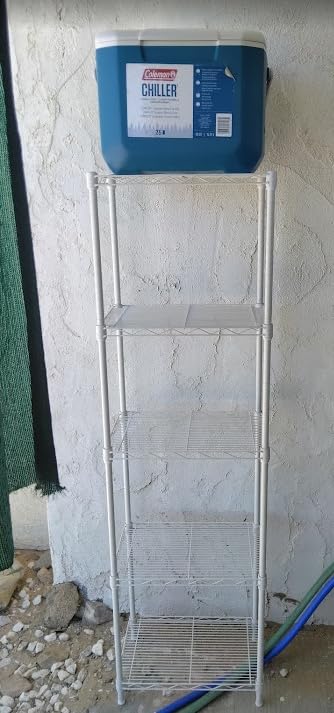 SINGAYE Metal Shelves Wire Shelving Storage Standing Adjustable Shelf Unit customer photo 2