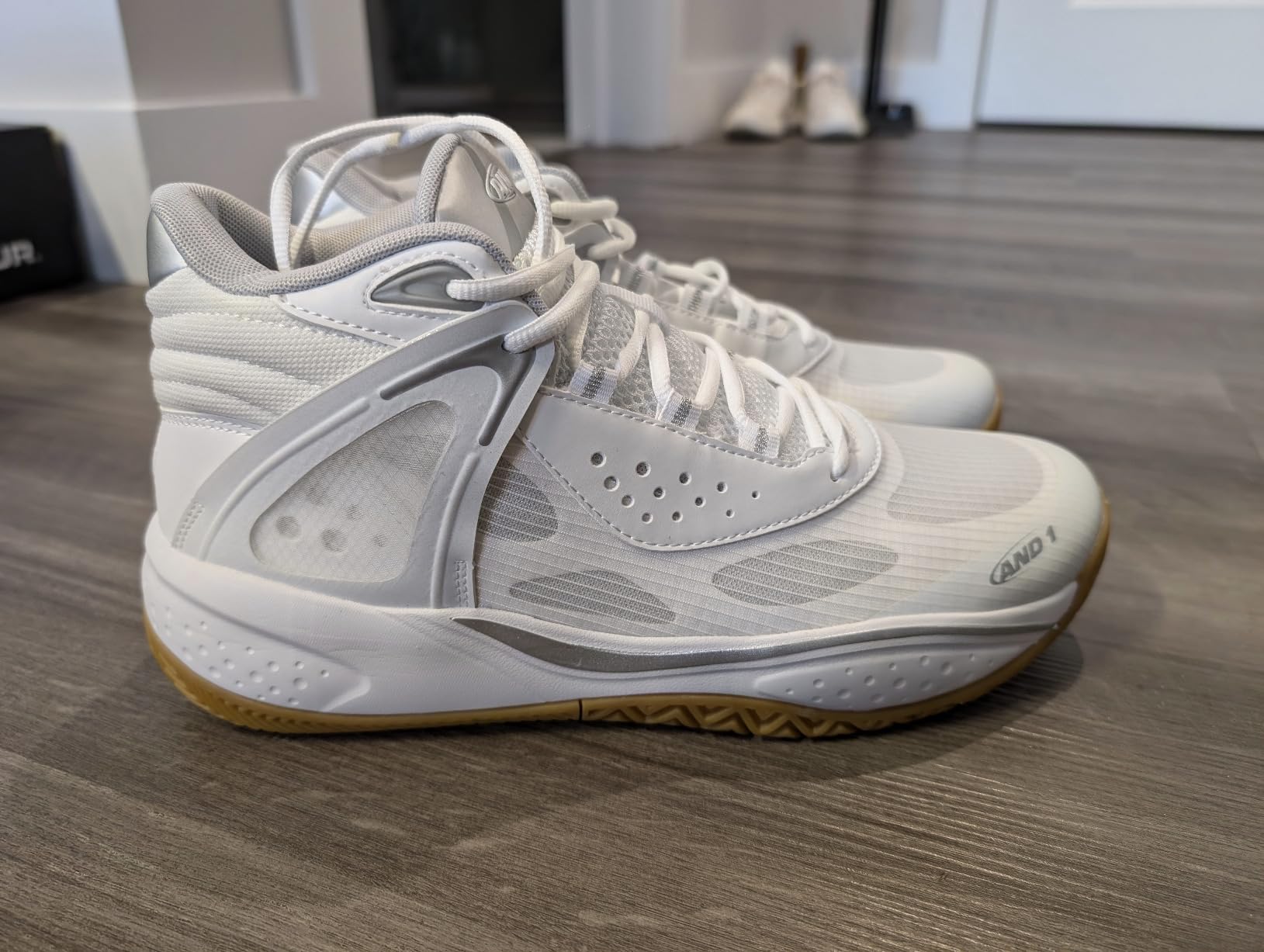AND1 Basketball Shoes for Women and Men, High Top Men’s Basketball Shoes - Womens Basketball Sneakers Size 6 to 16 customer photo 2