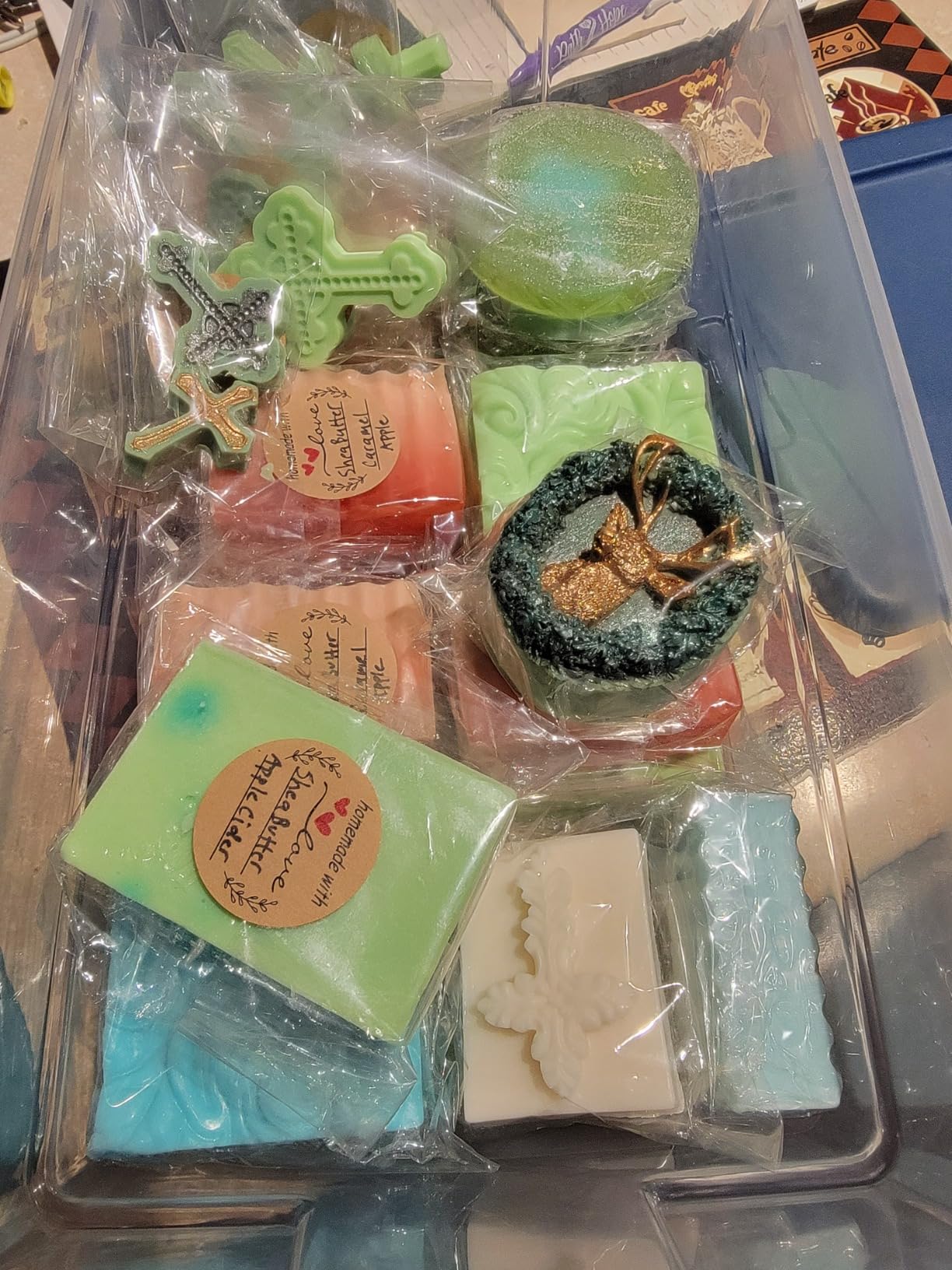 Soap Making Kit with Melt & Pour Base, Cutting Box, Molds, Fragrances - for Adults & Kids by Prime Creations. customer photo 1