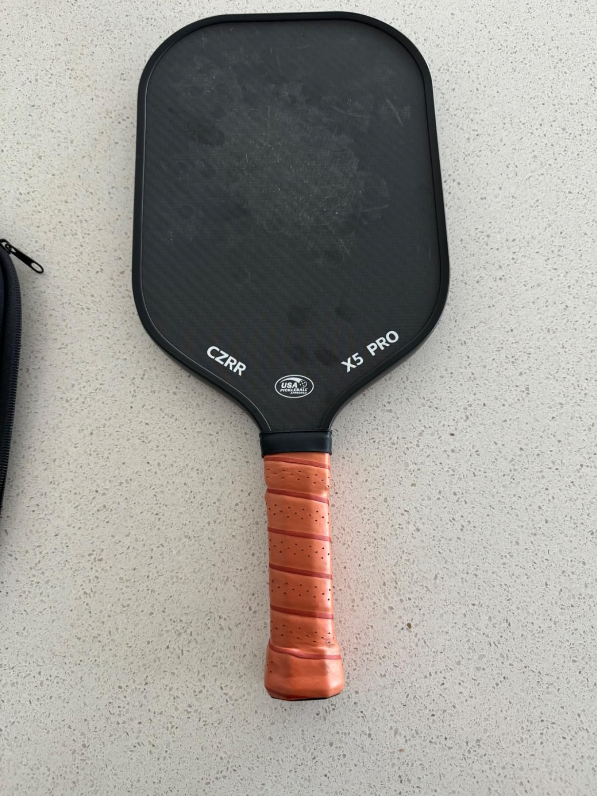 Pickleball Paddle, USA Pickleball Approved, 3K Raw Carbon Fiber Surface (CFS) High Grit & Spin, with 16MM Polypropylene Honeycomb Core, Ideal for Novice and Professional Players customer photo 2