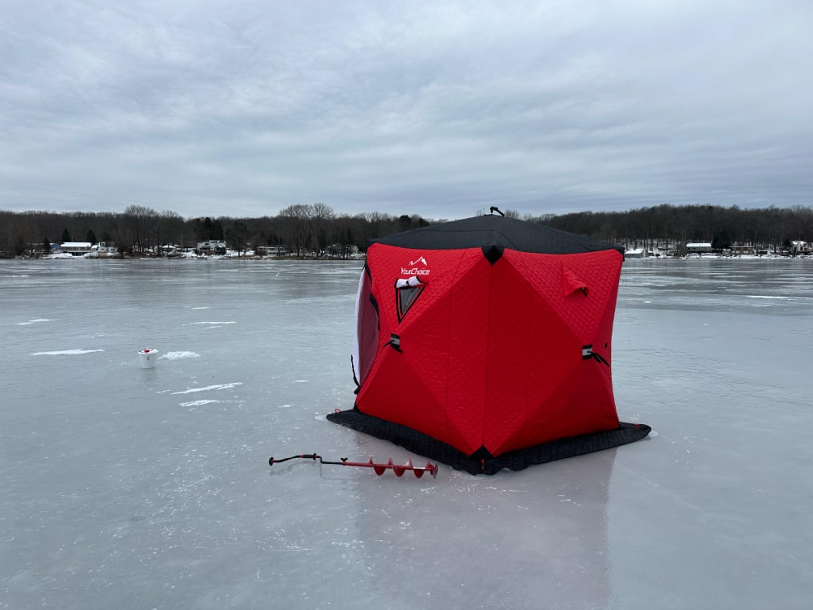 Your Choice Pop Up Ice Fishing Shelter 3-4 Person Insulated Tent customer photo 1