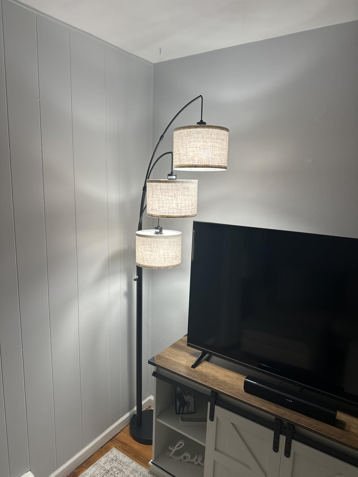 SUNMORY 3 Lights Floor Lamp for Living Room, 78