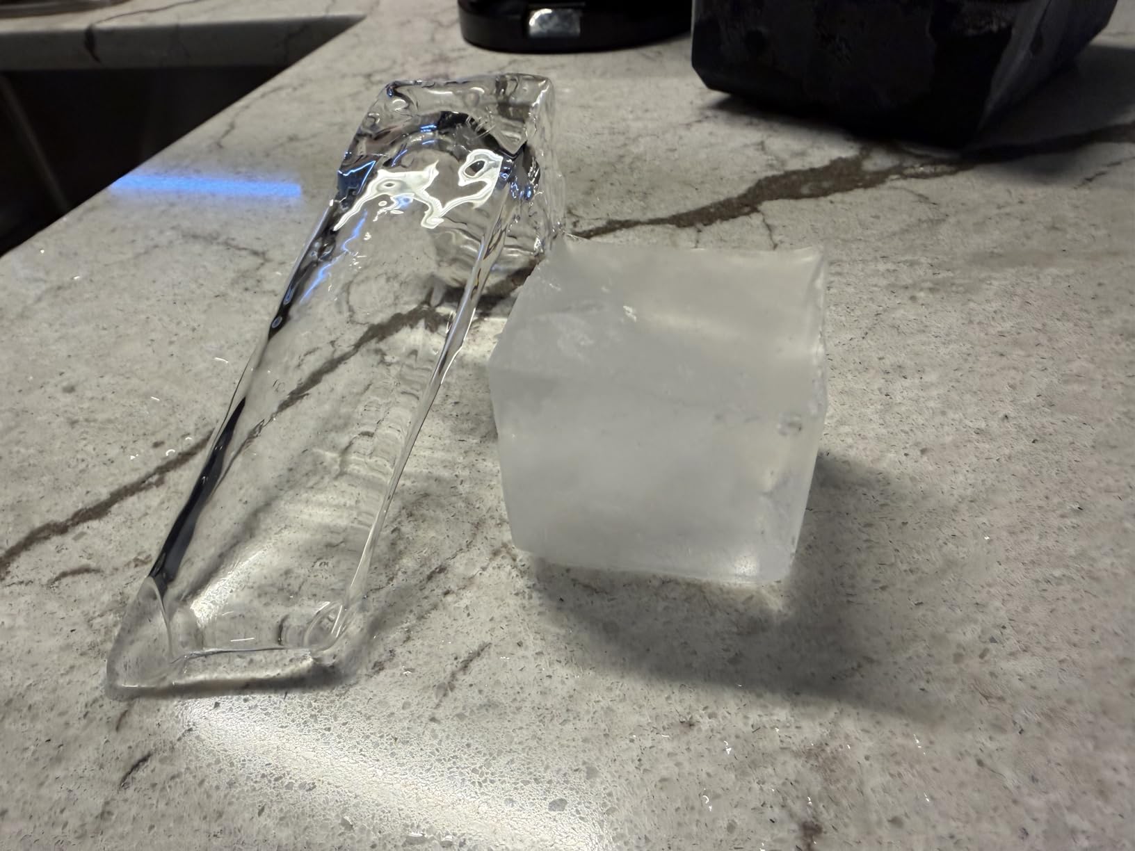 Clear Ice Ball Maker for Whiskey: FDDBI Circle Ice Cube Tray Make 2Inch Ice Sphere - Clear Ice Cube Maker for Old Fashioned Bourbon Whisky customer photo 1