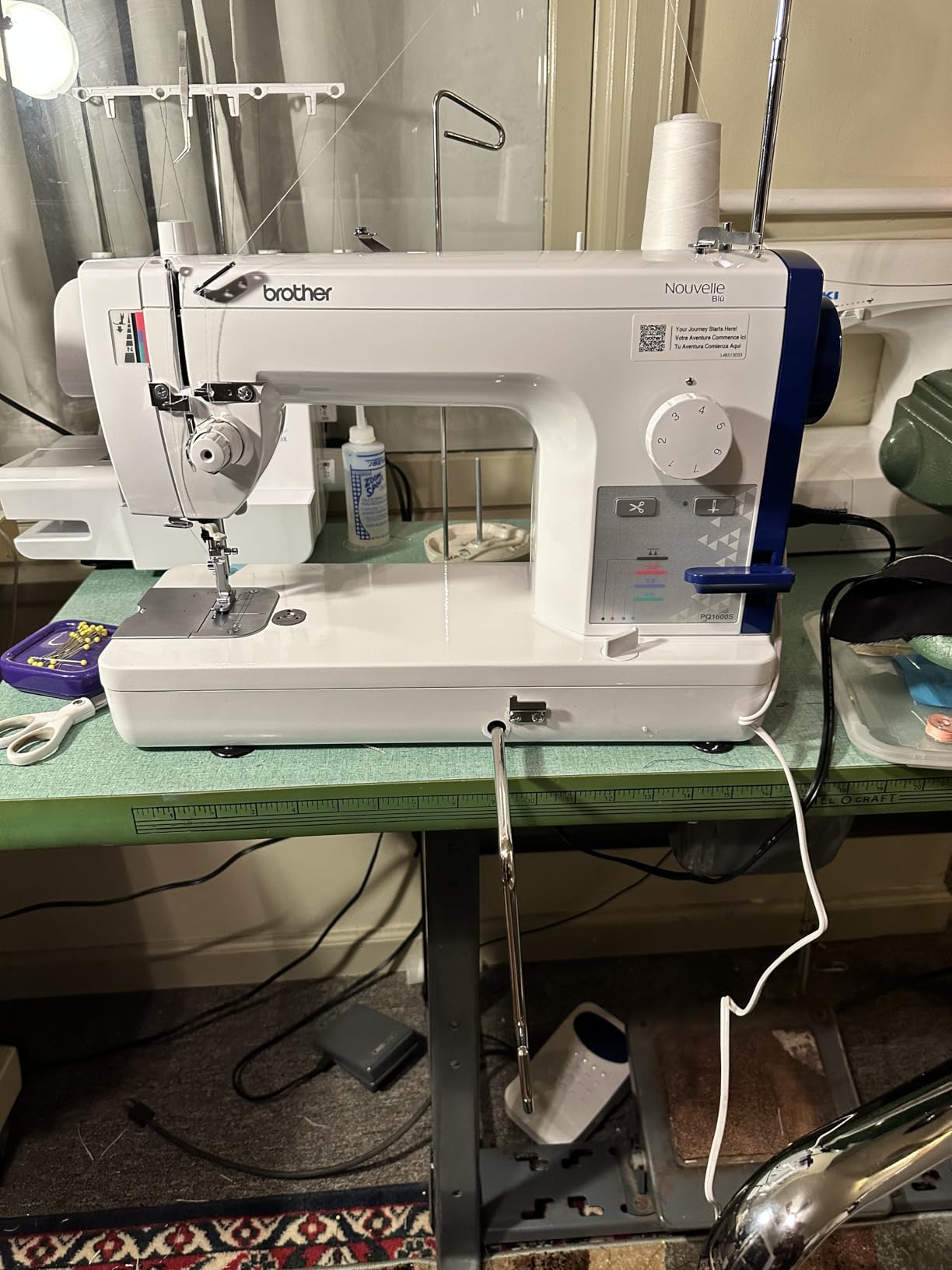 Brother PQ1600S High-Speed Straight Stitch Sewing Machine customer photo 1