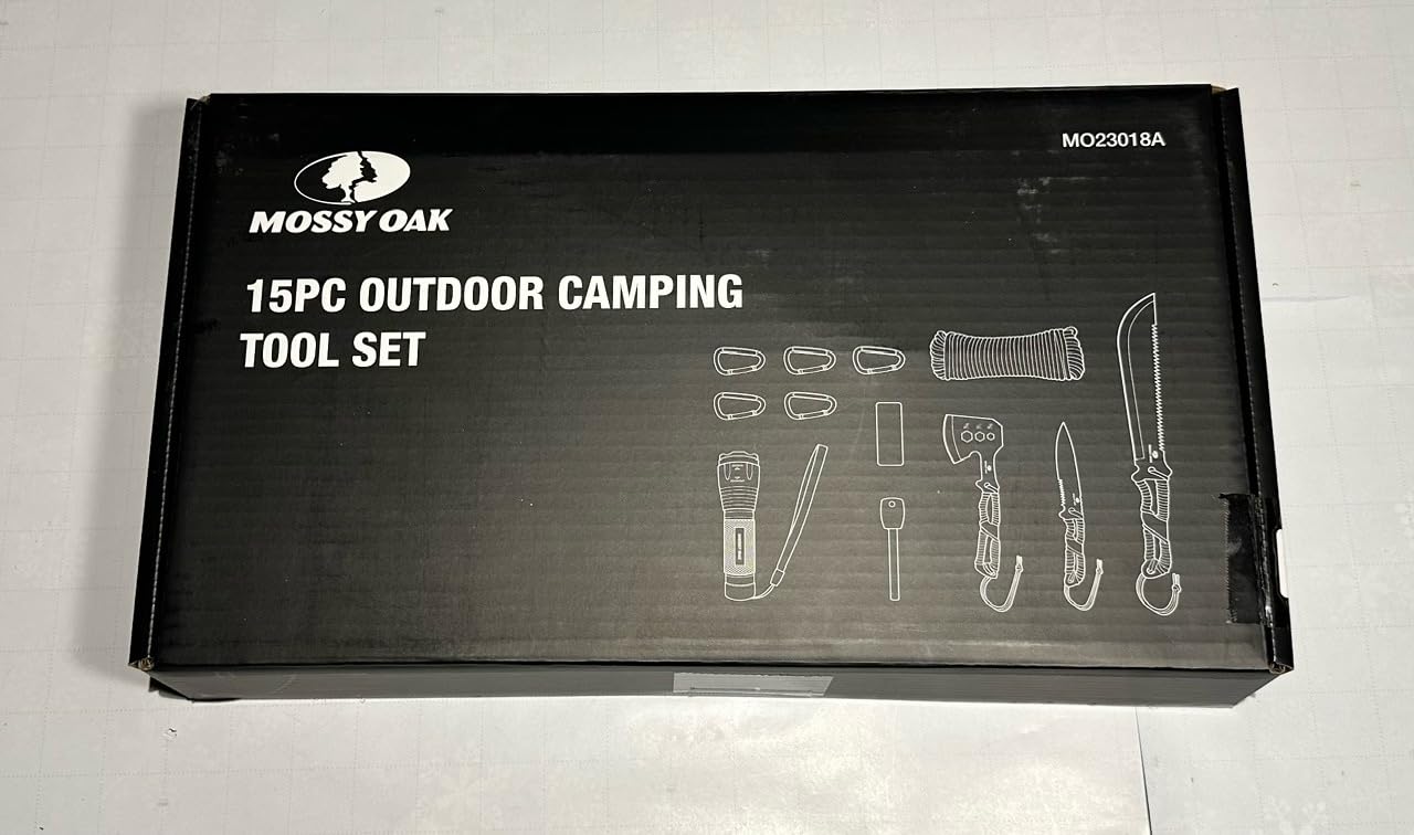 Mossy Oak Hatchet and Machete Knife Set with Sheath customer photo 2