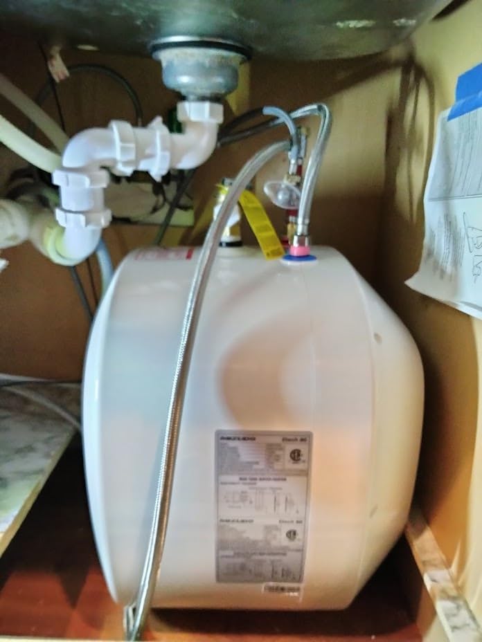 Electric Tank Water Heater 4.0 Gal, 120V Mini Under Sink with Anode Rod customer photo 1