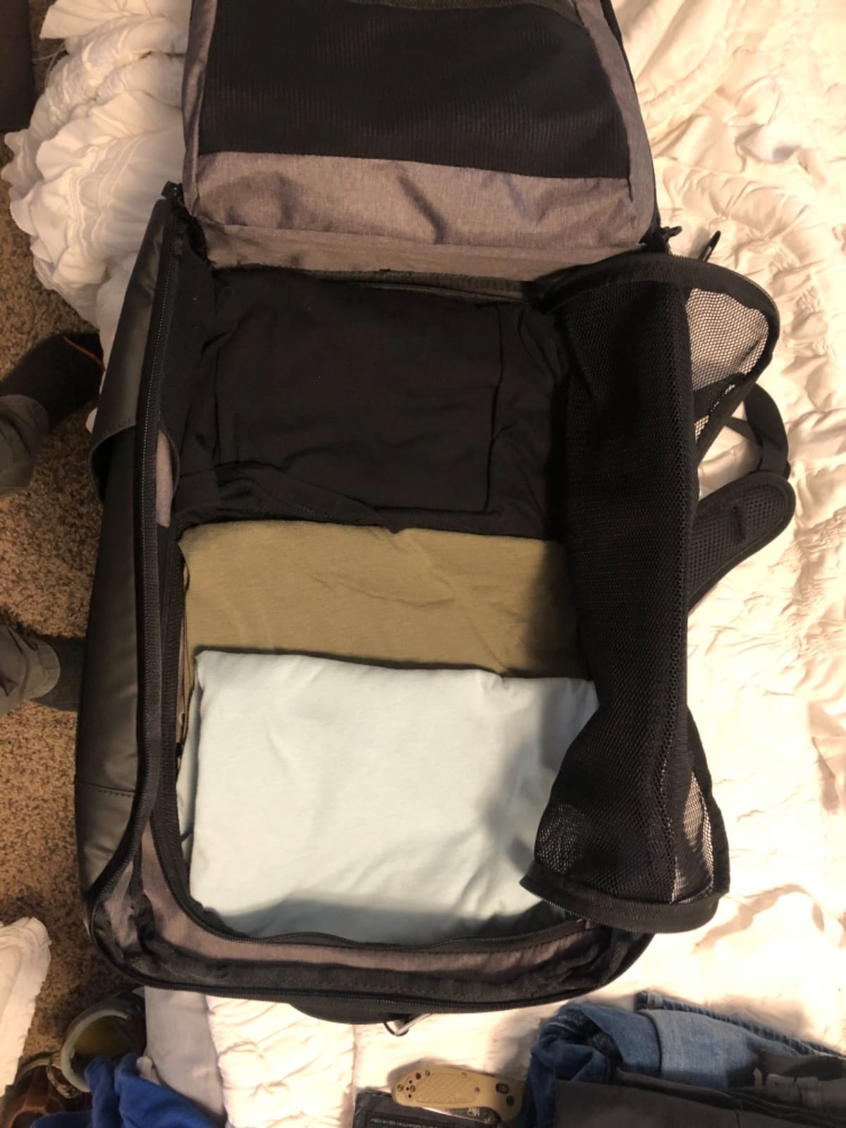 NOMATIC 20L Travel Pack - Travel Backpack For Men and Women - Olive customer photo 1